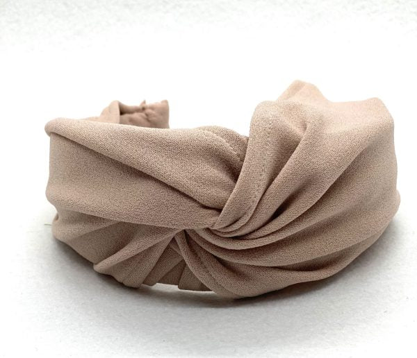 Baroness Nude Crepe Headband