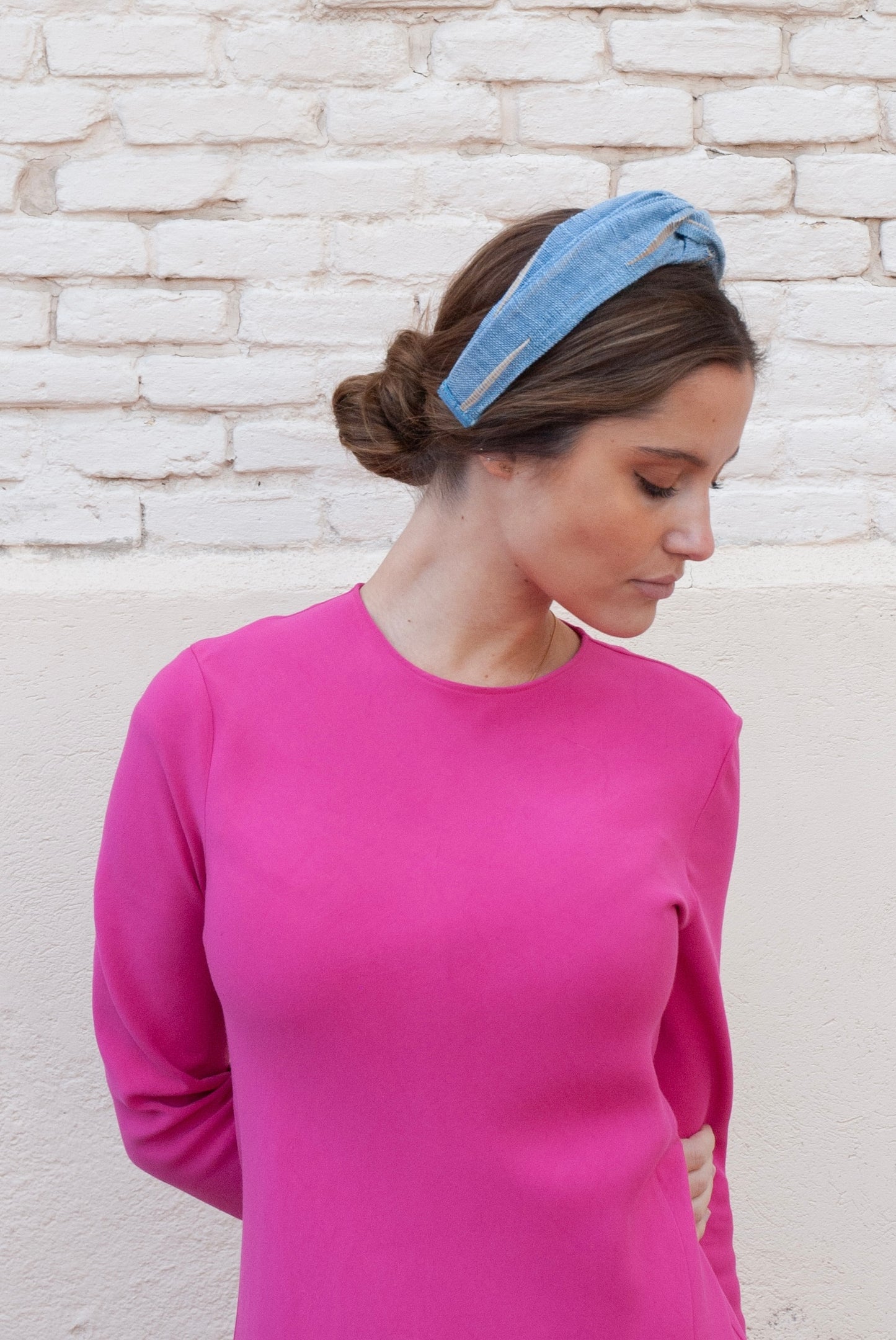 Diadema Baronesa XL rosa