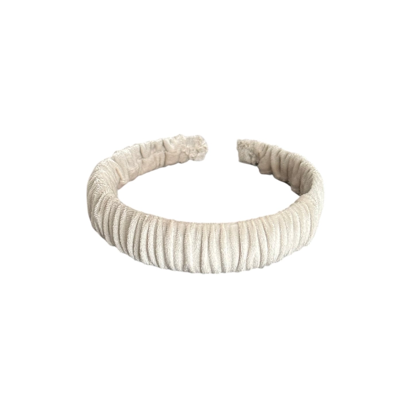 Diadema Pliegues blanca