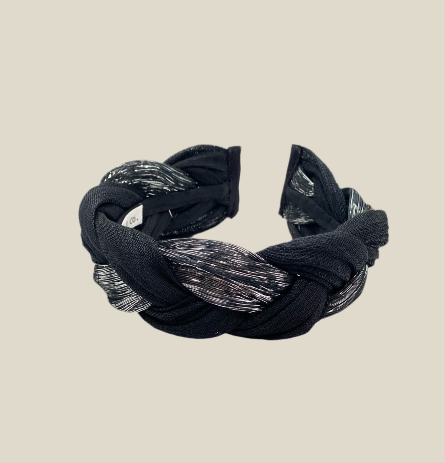 Diadema Infanta negra y plata