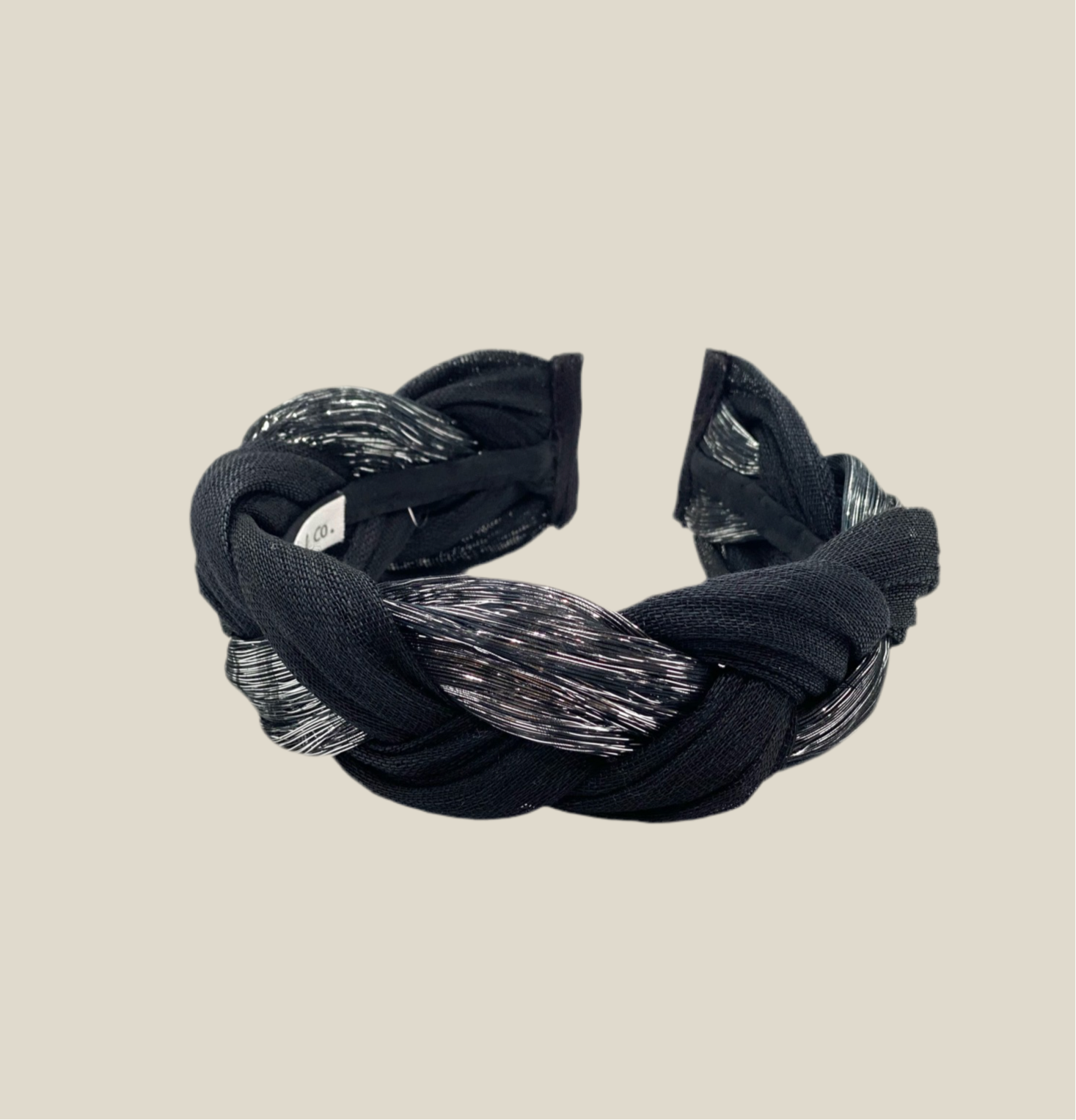 Diadema Infanta negra y plata