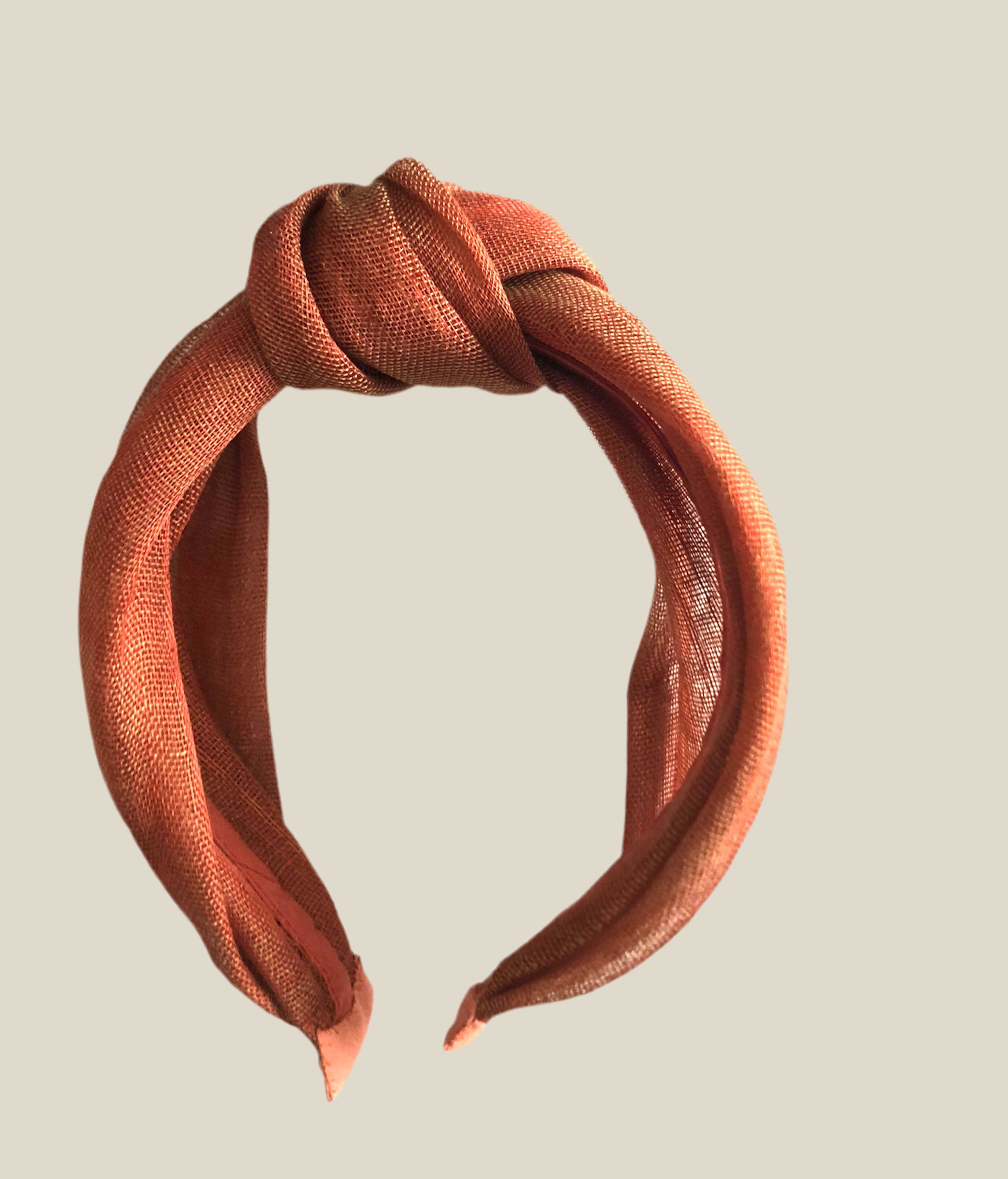 Countess burnt orange headband