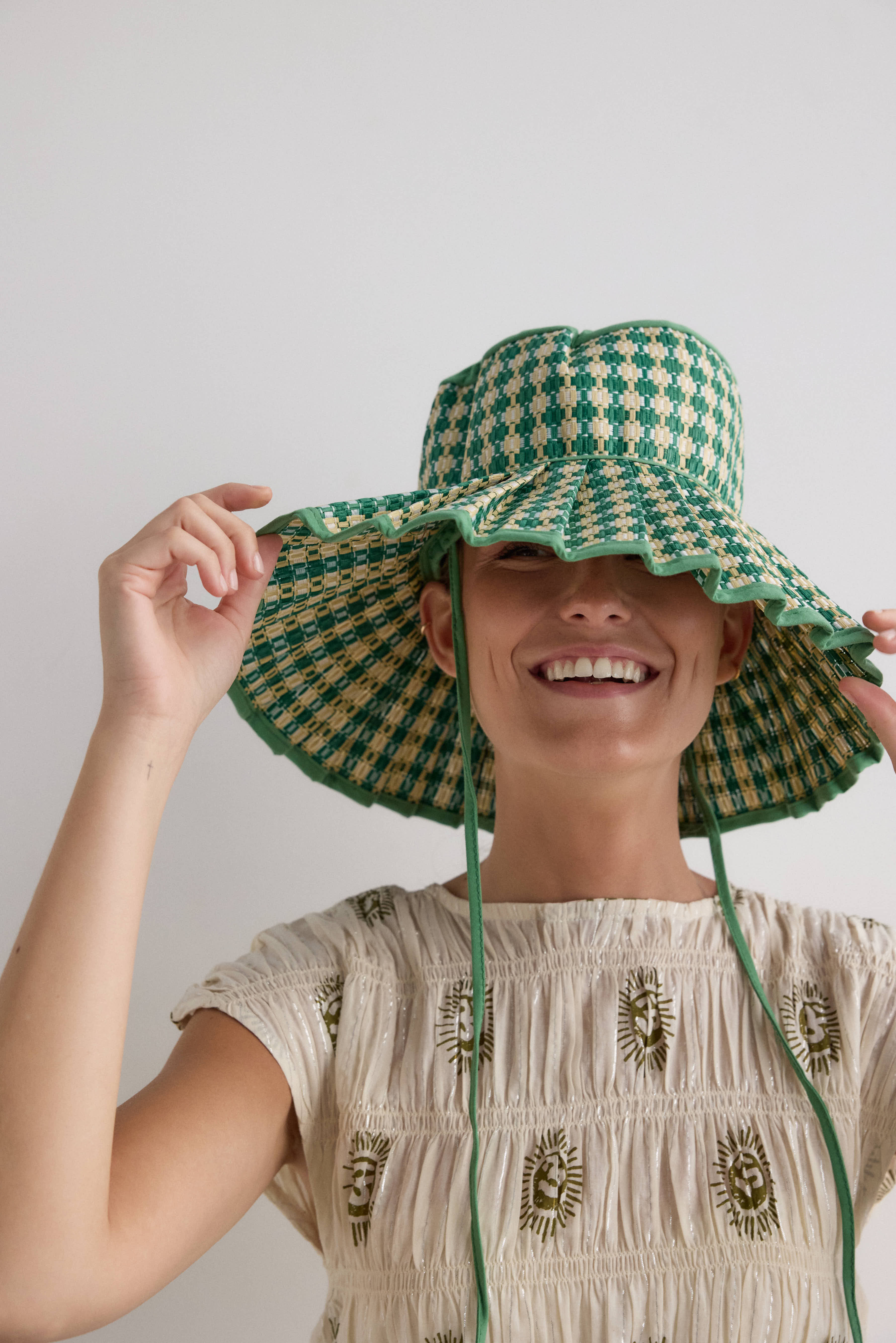 Green Umbrella Hat