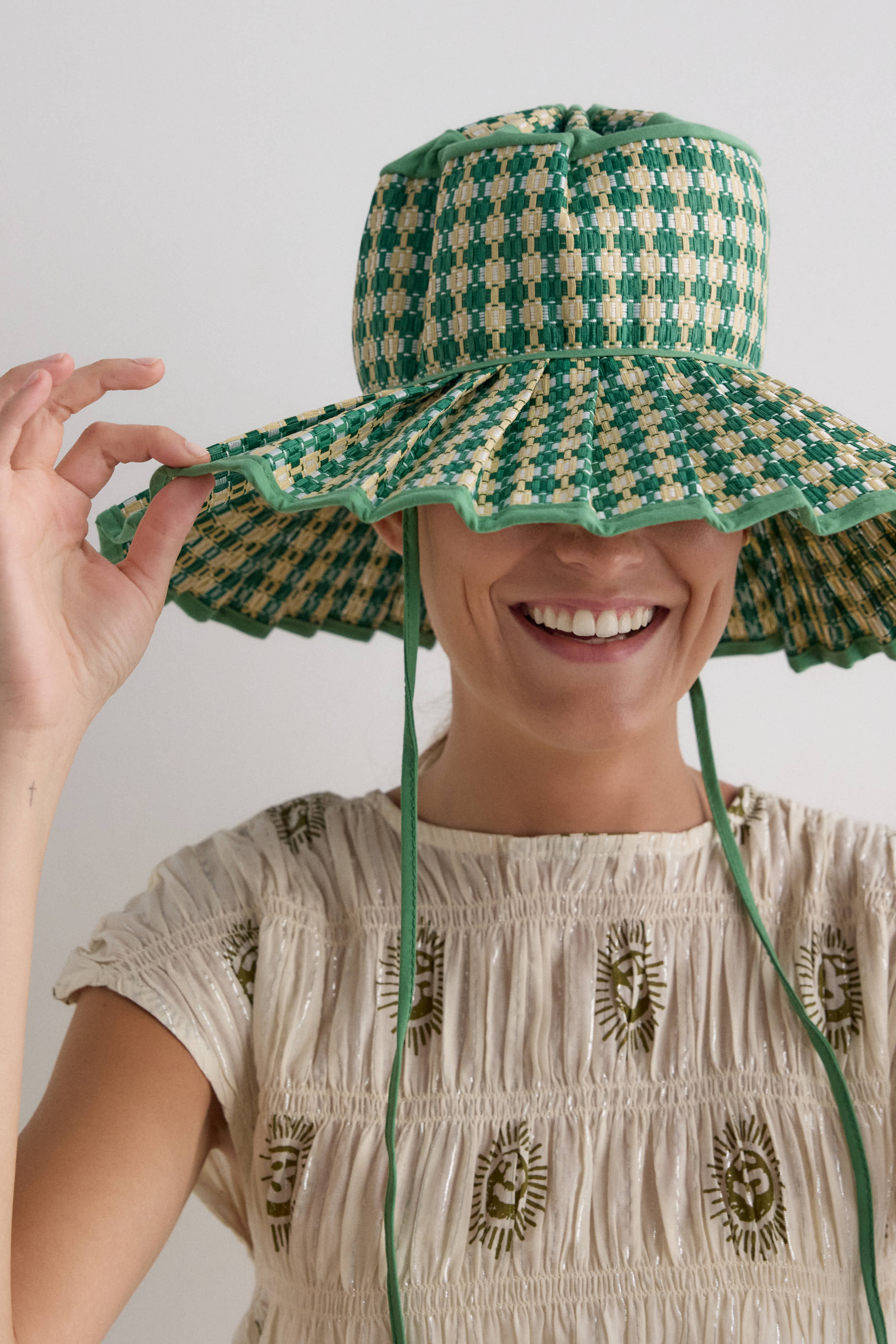 Green Umbrella Hat