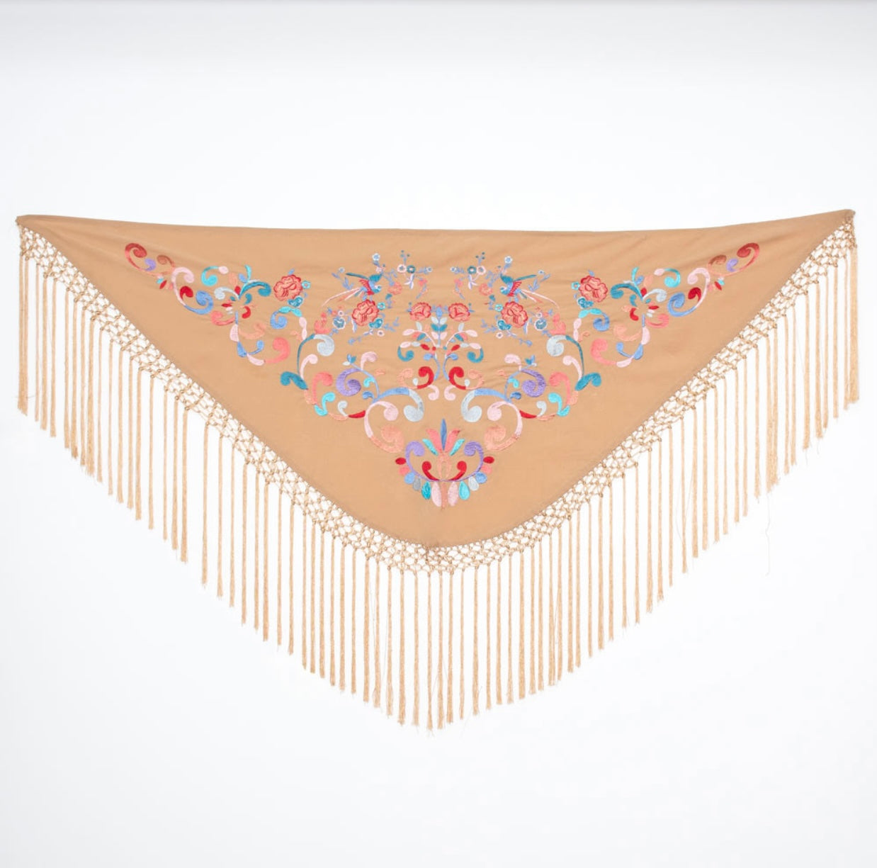 Mantoncillo Bordado Beige