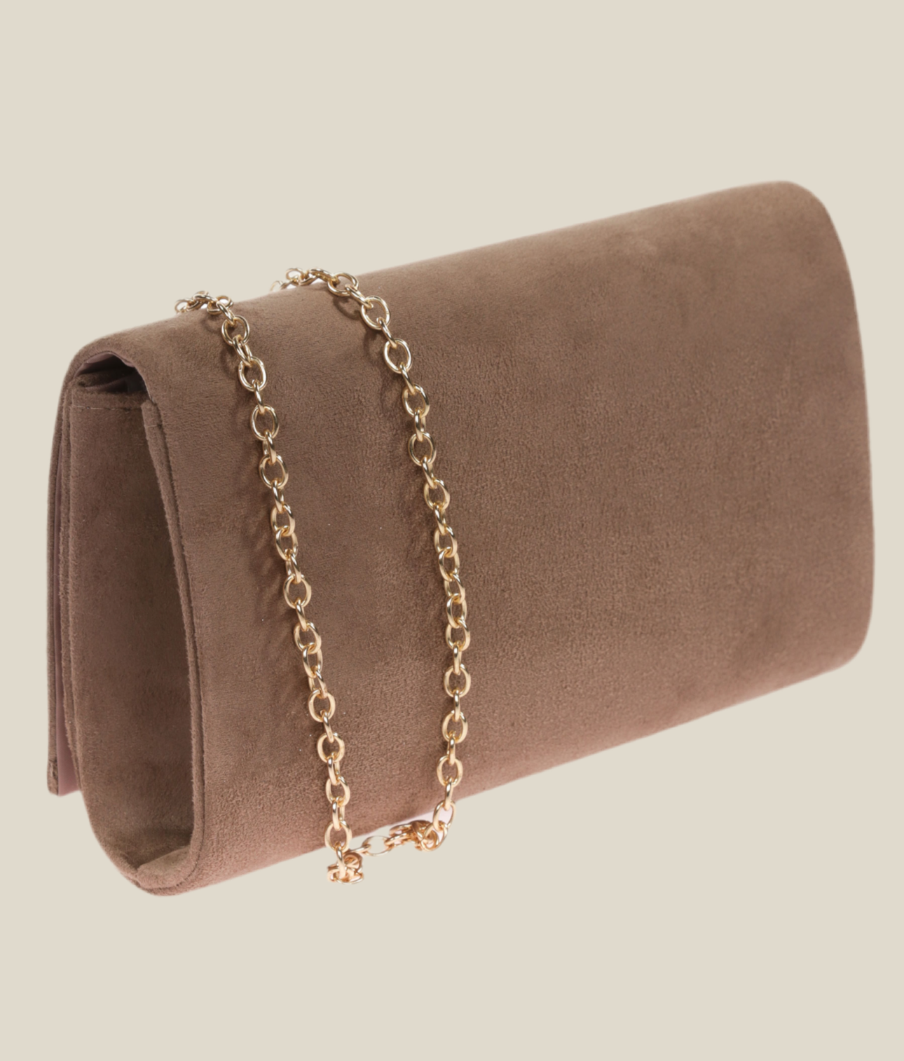 Bolso Sobre cuadrado marrón