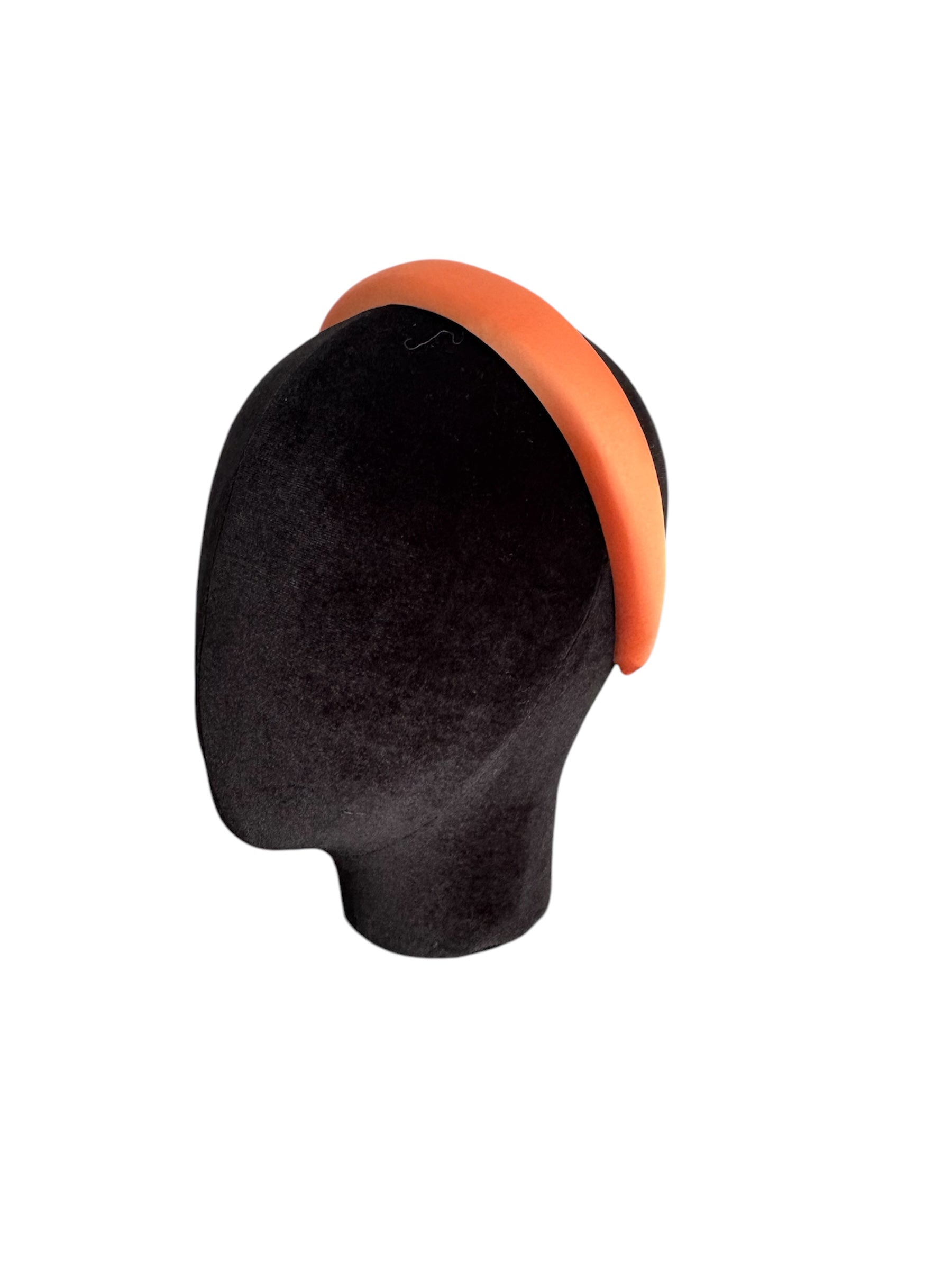 Diadema Río crepe naranja mandarina