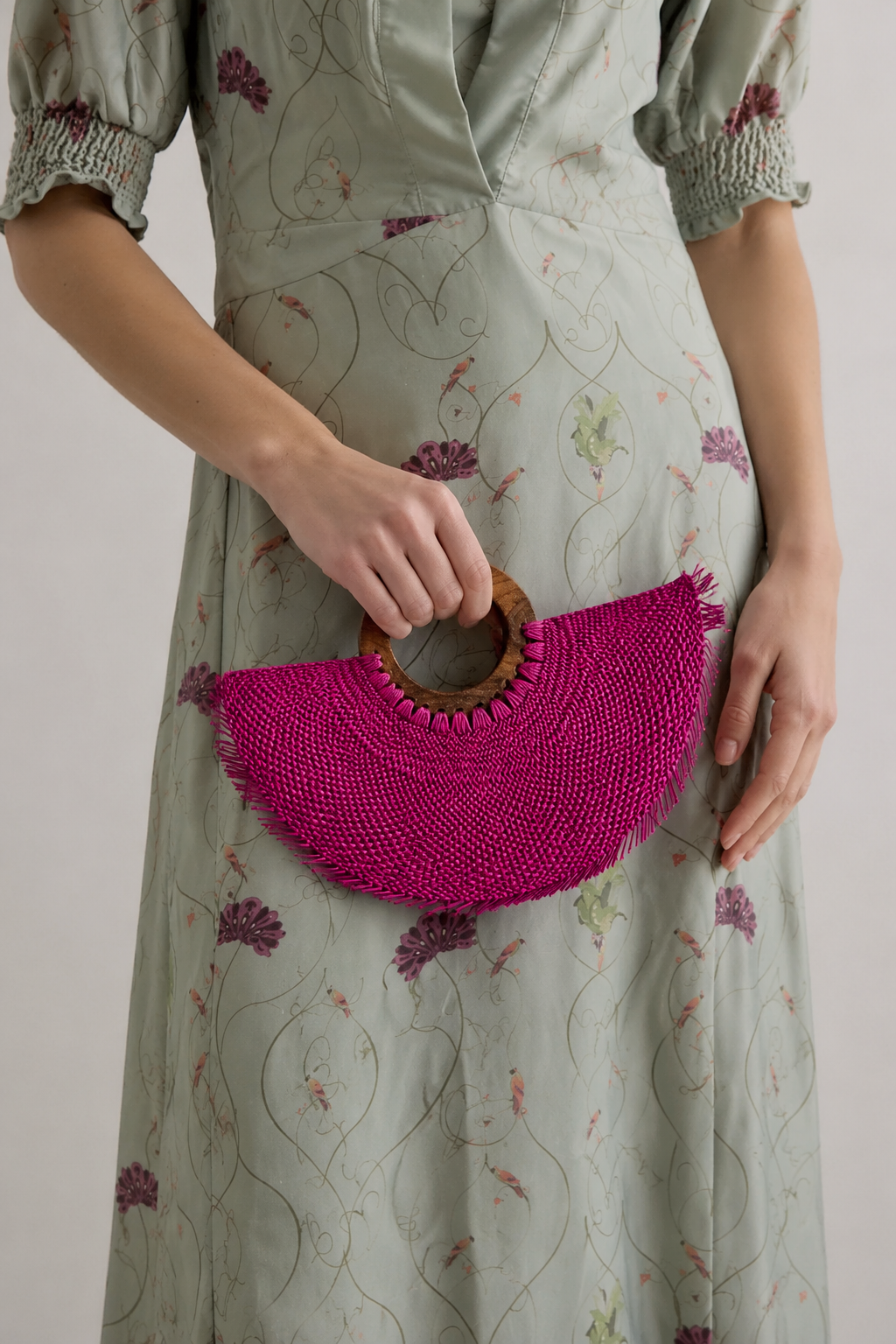Abanico Inca fucsia