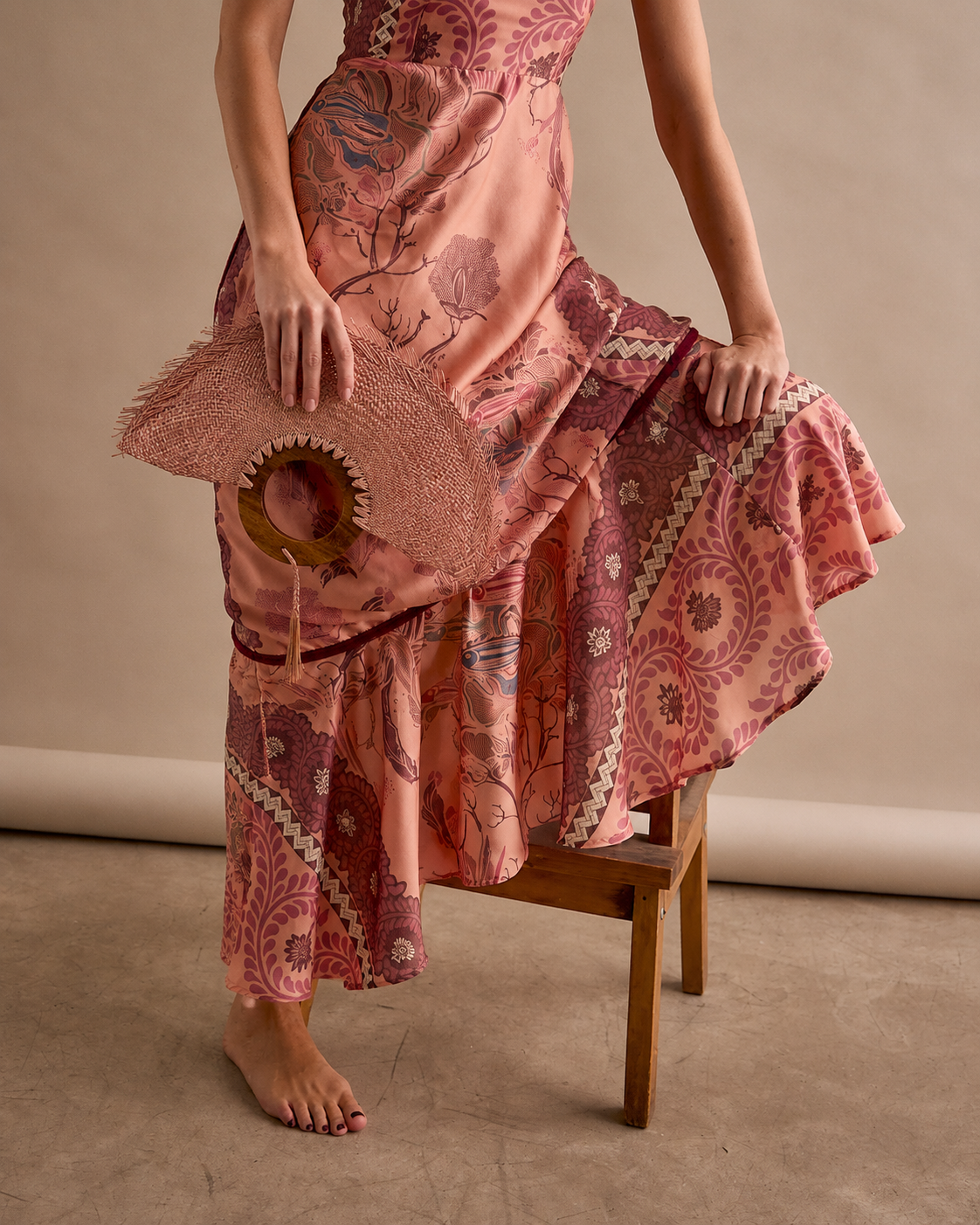 Abanico Inca rosa