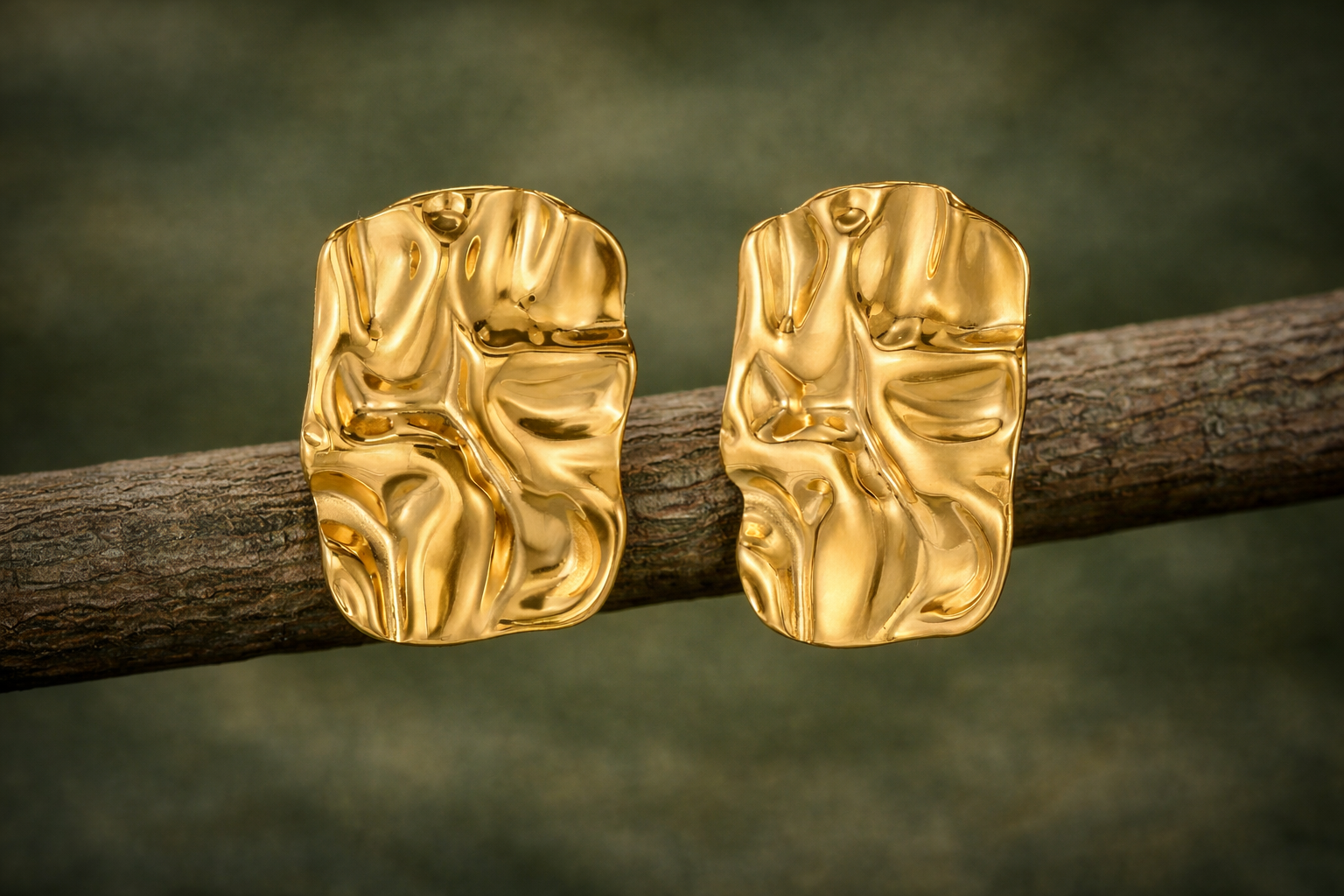 Pendientes Miró oro