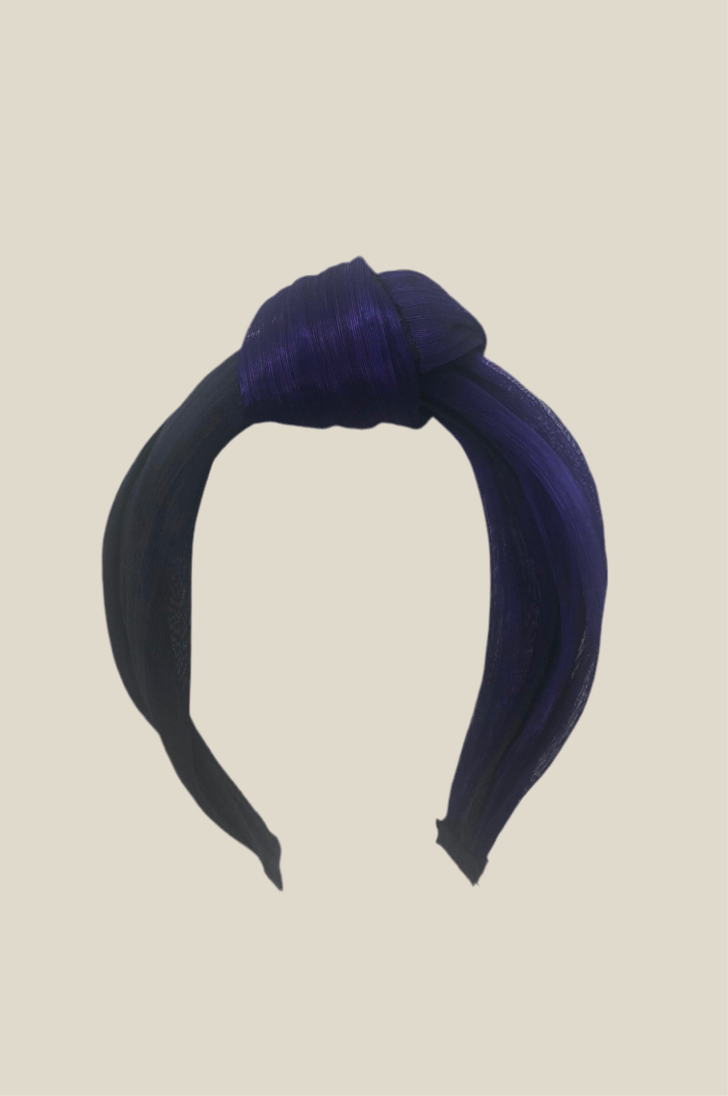 Diadema Condesa morada y negra