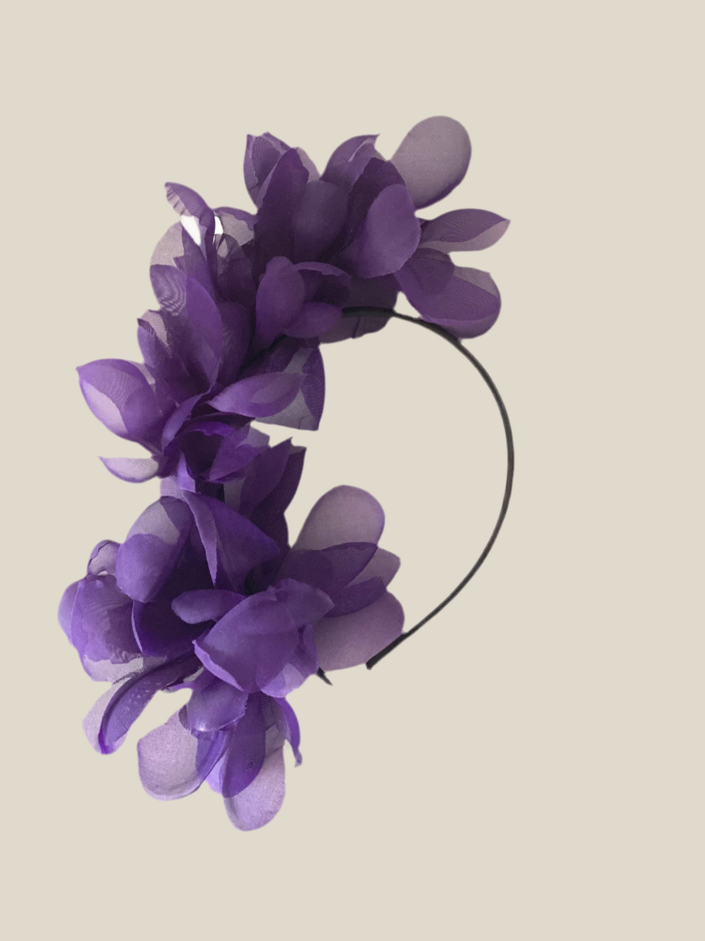 Diadema Halfpetalines berenjena