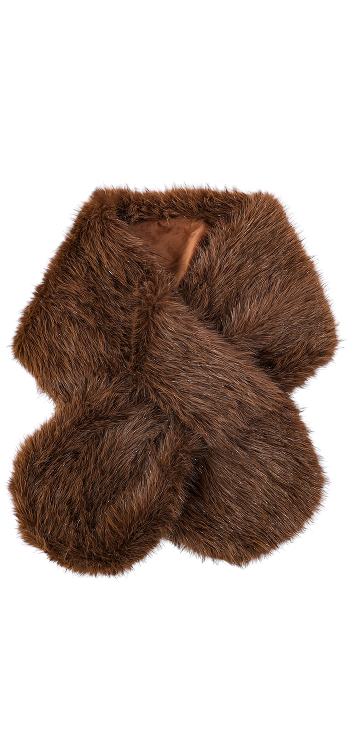 Mocha Brown Fur Stole