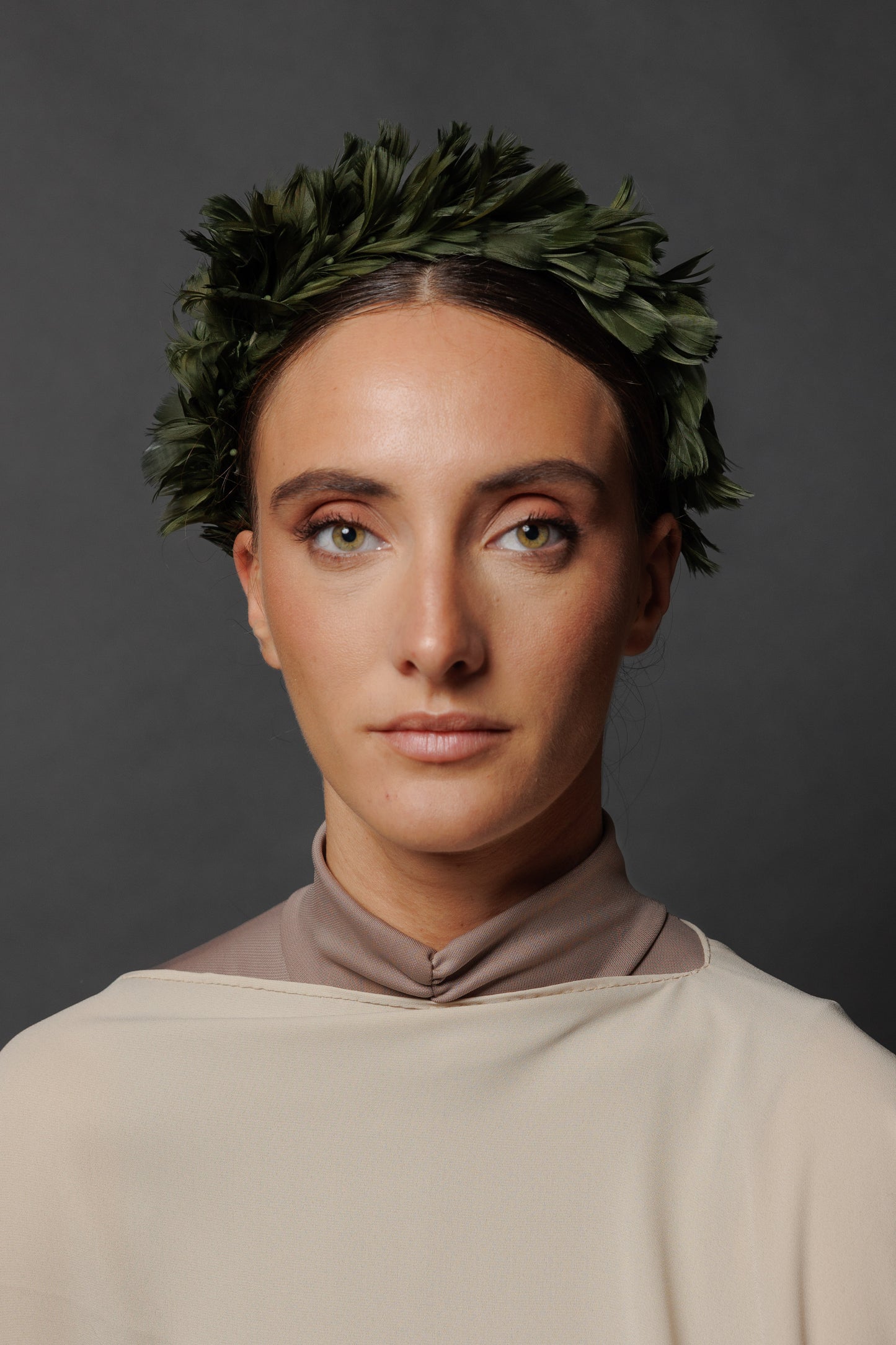 Diadema Periquita verde oscuro