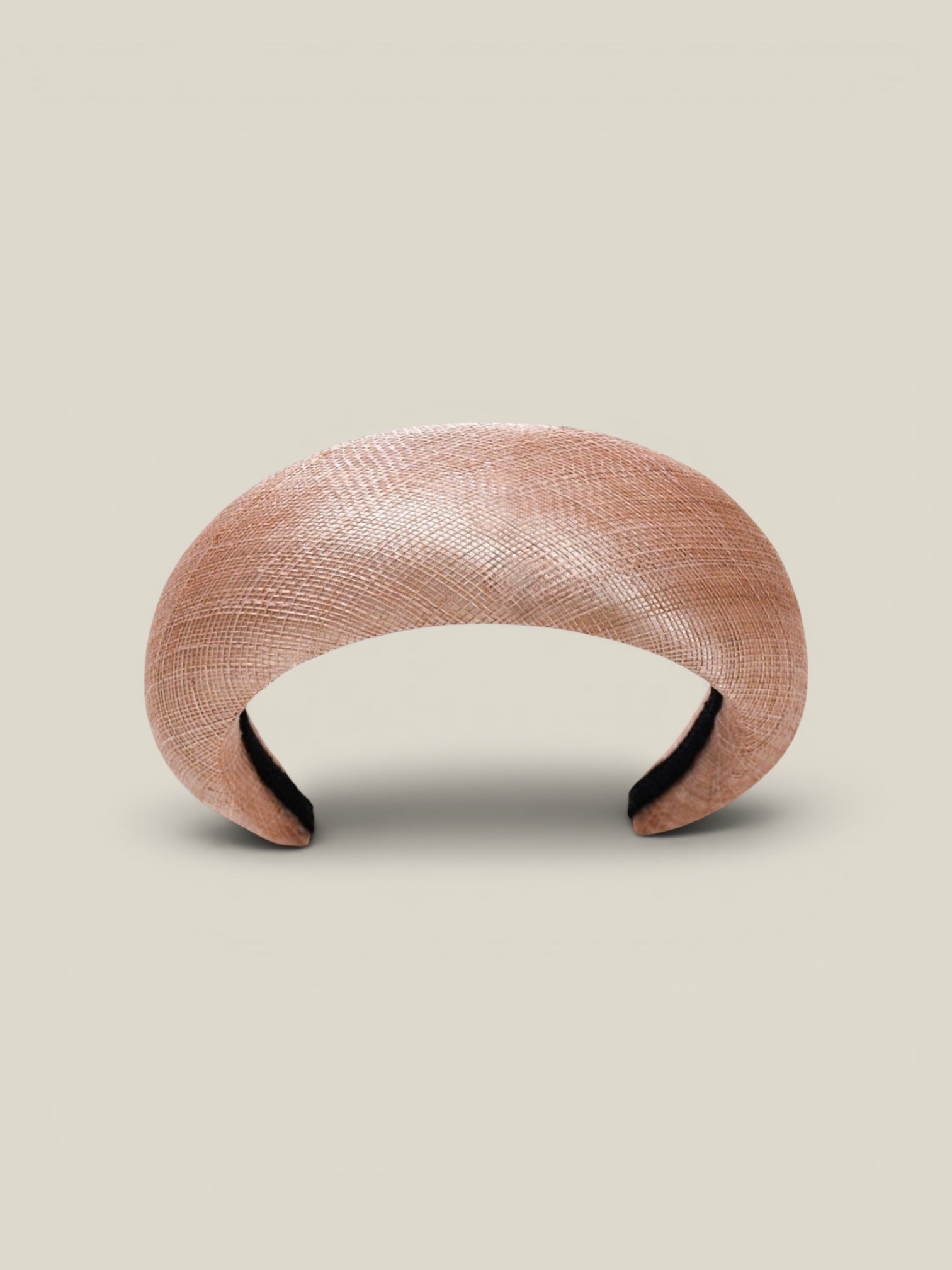 Diadema Roca de sinamay nude