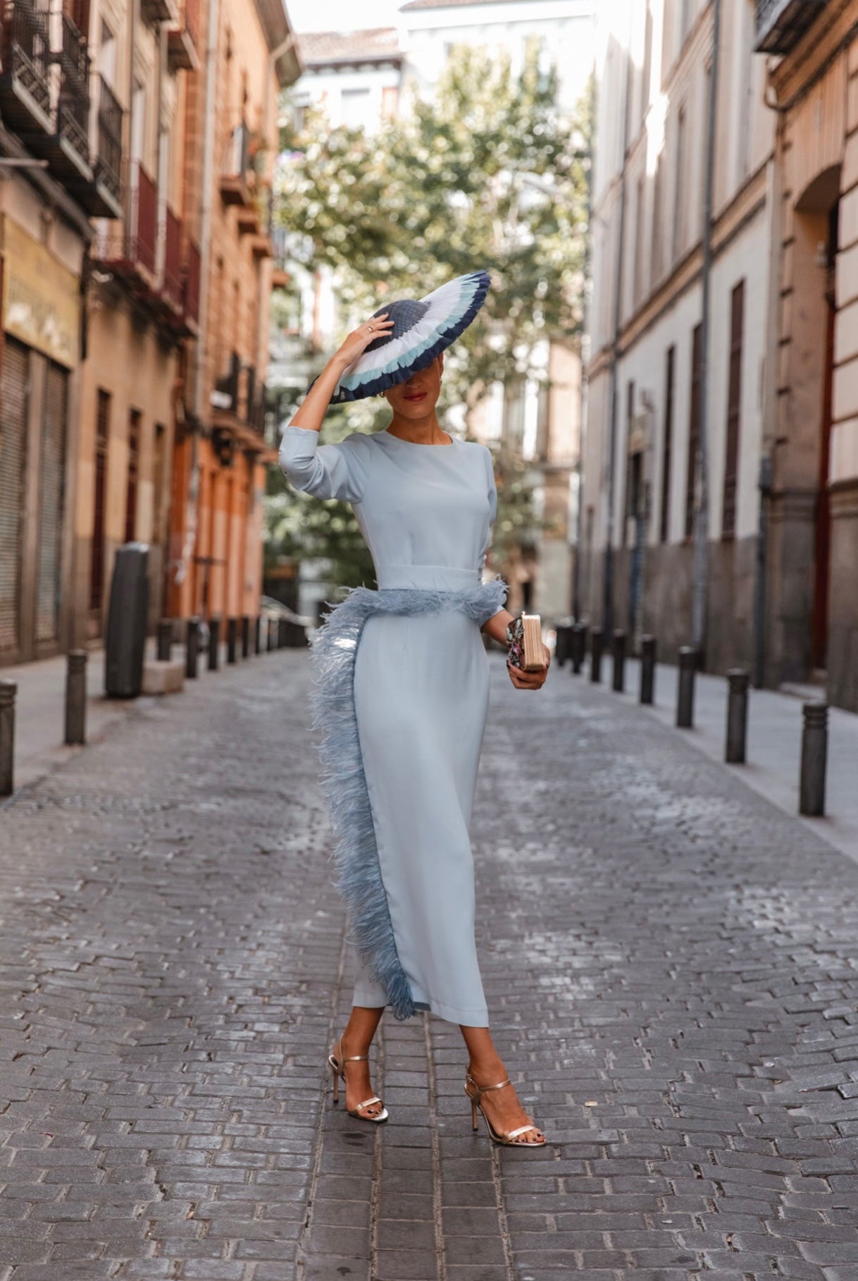 Paula blue sunhat