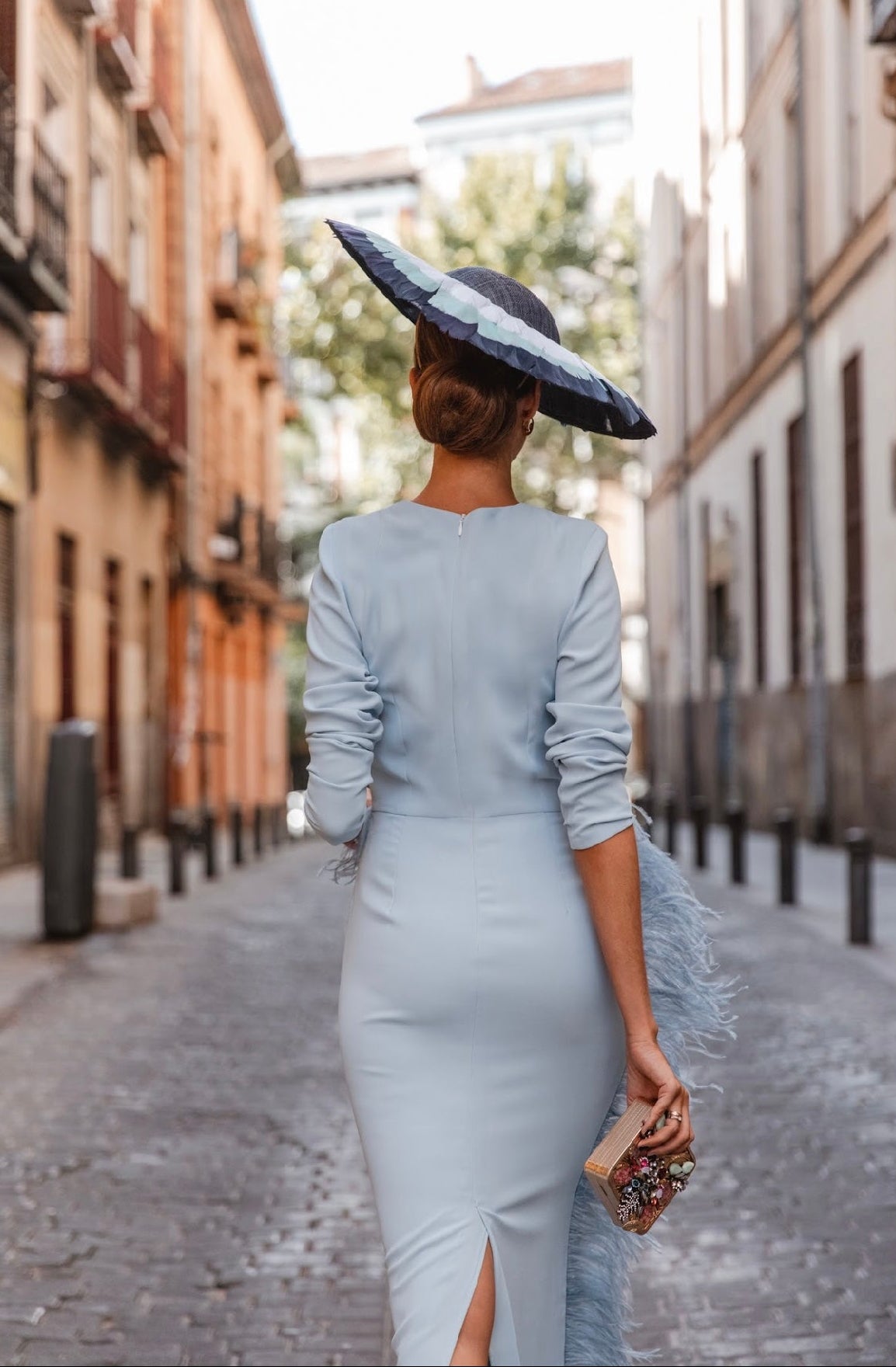 Paula blue sunhat