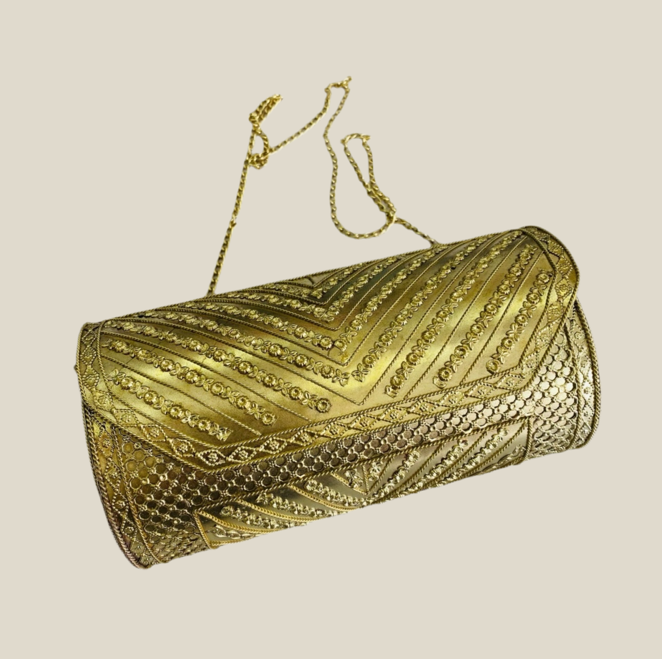 Bolso Armadura dorada