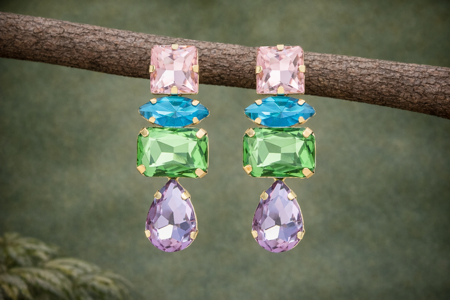 Pendientes Pachá de colores