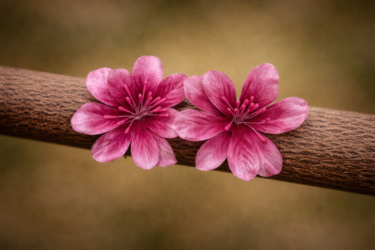 Pendientes Corola buganvilla