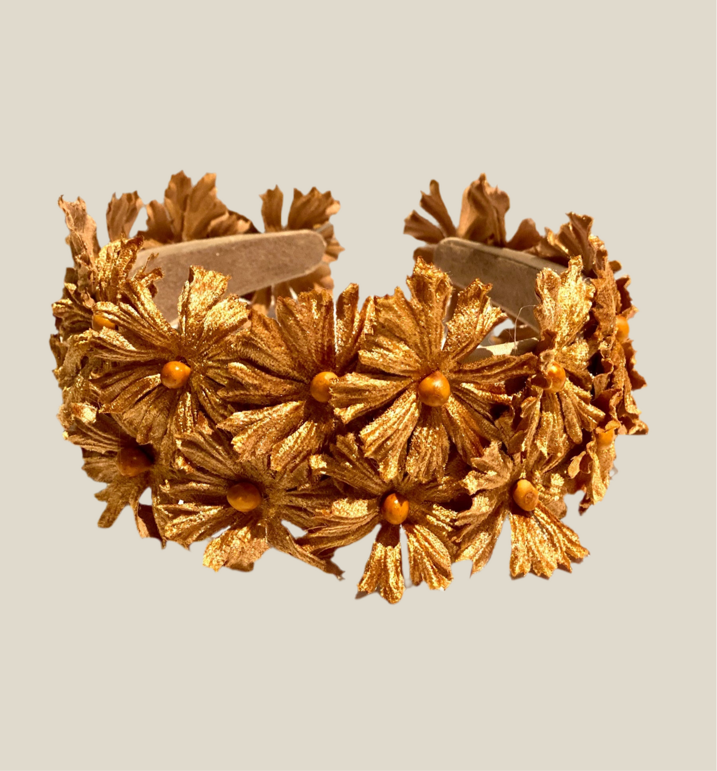 Diadema Margarita mostaza