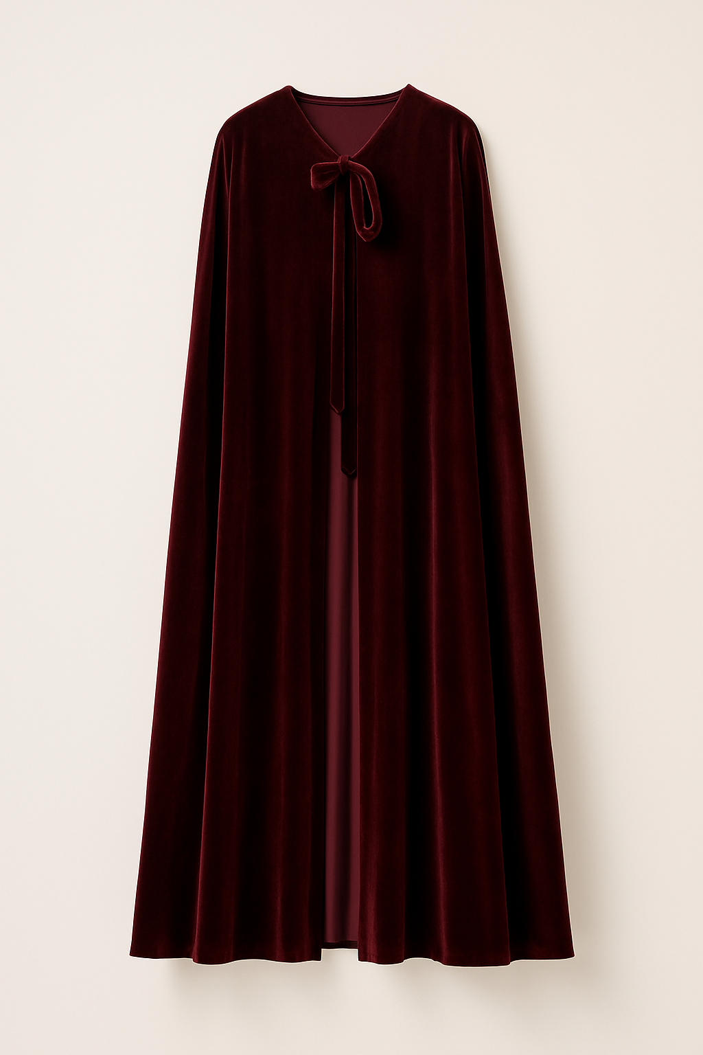 Capa de terciopelo Larga Vino