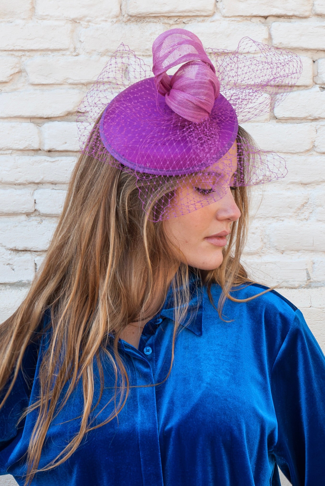 Tocado Gilma buganvilla