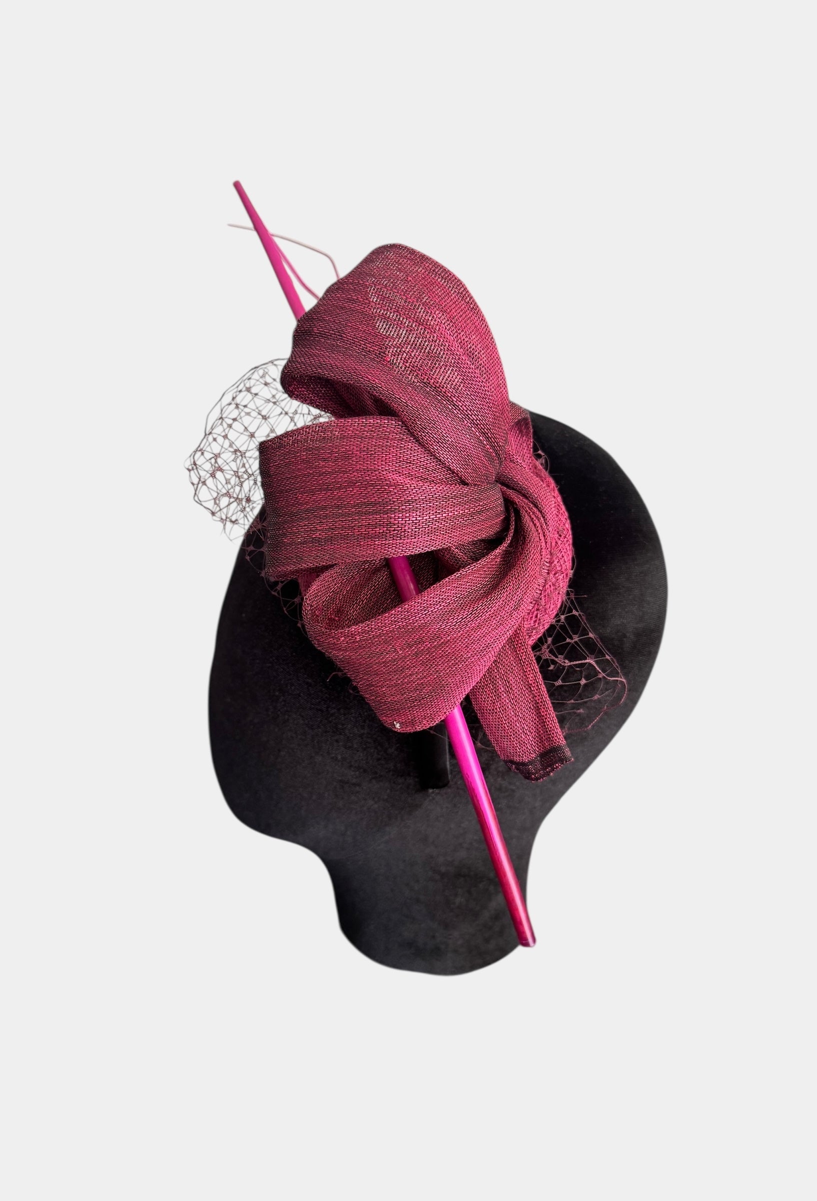 Fía bougainvillea headdress with rachis