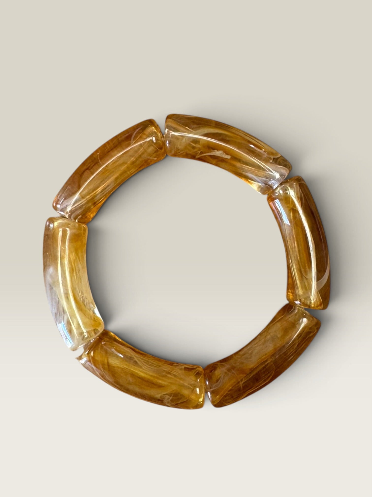 Pulsera Puzzle caramelo