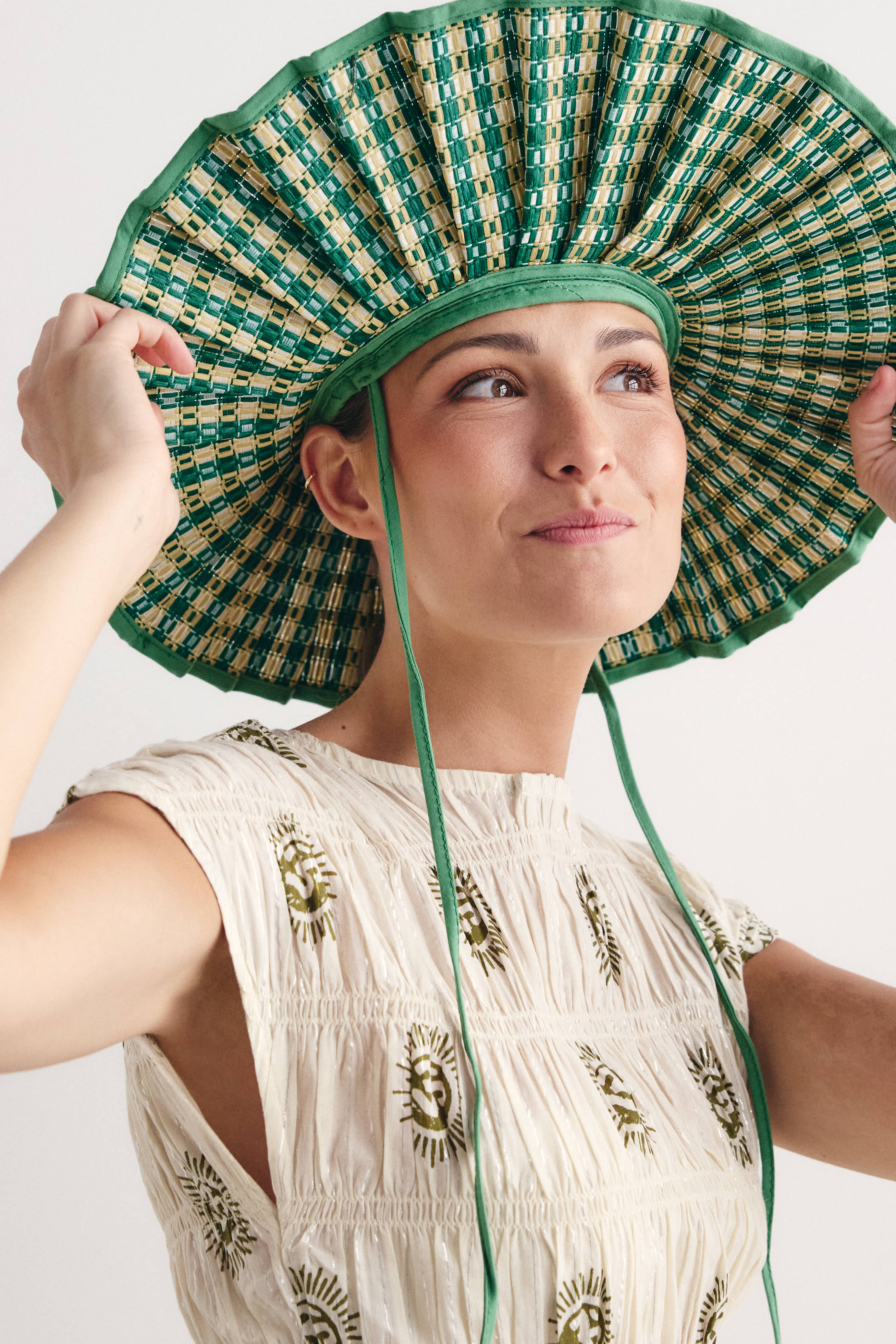 Green Umbrella Hat