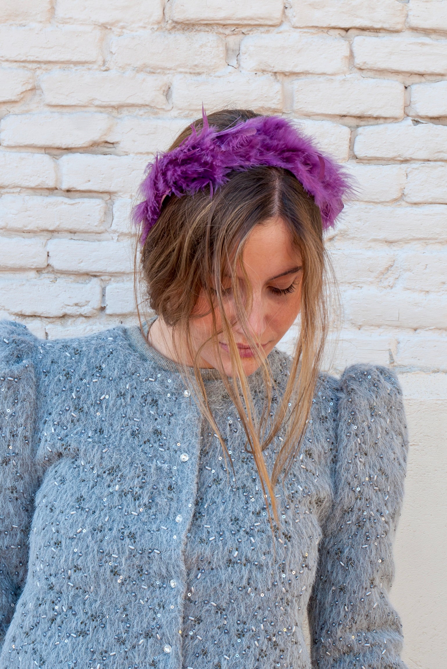 Mauve Macaw Headband