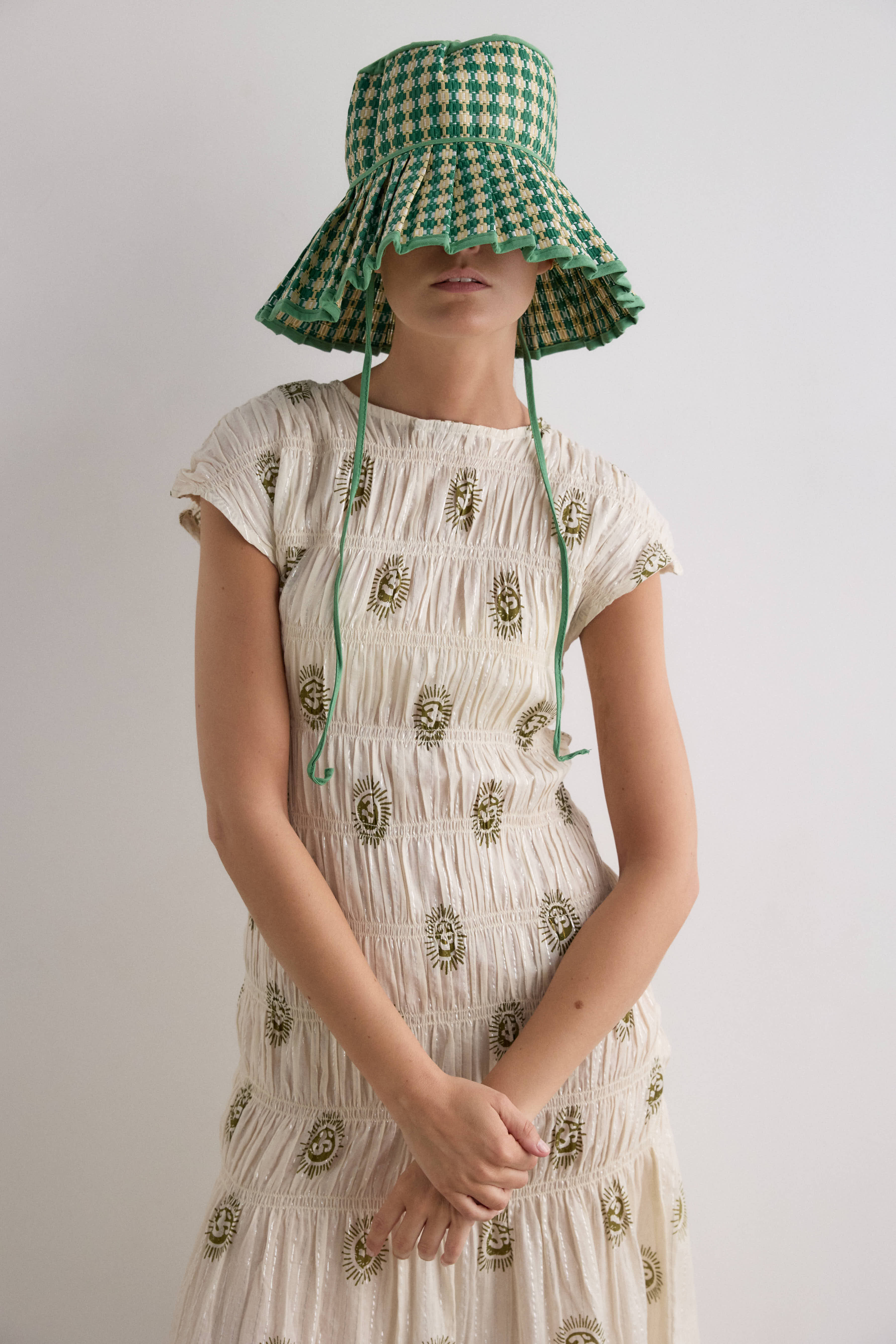 Green Umbrella Hat