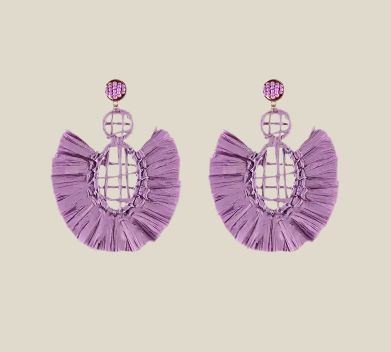 Panama lilac earrings