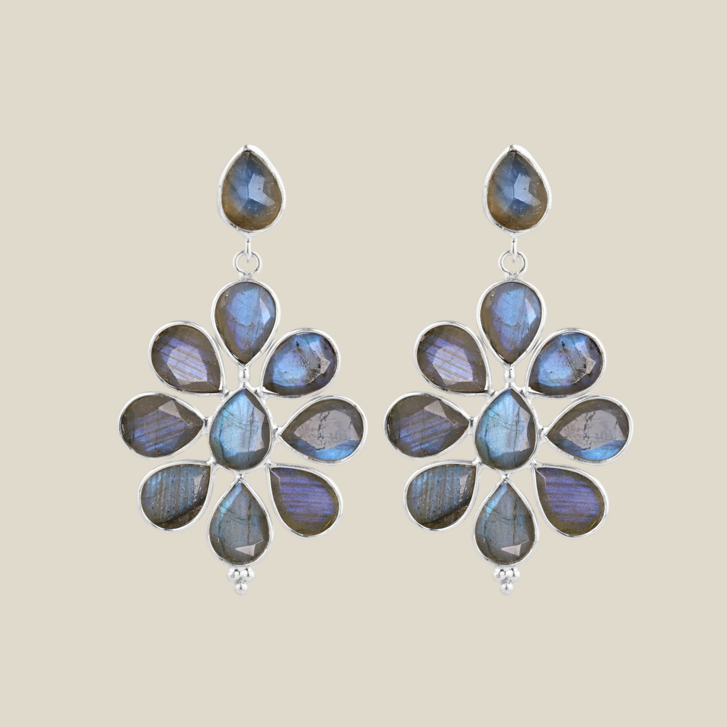 Pendientes Alhambra azules