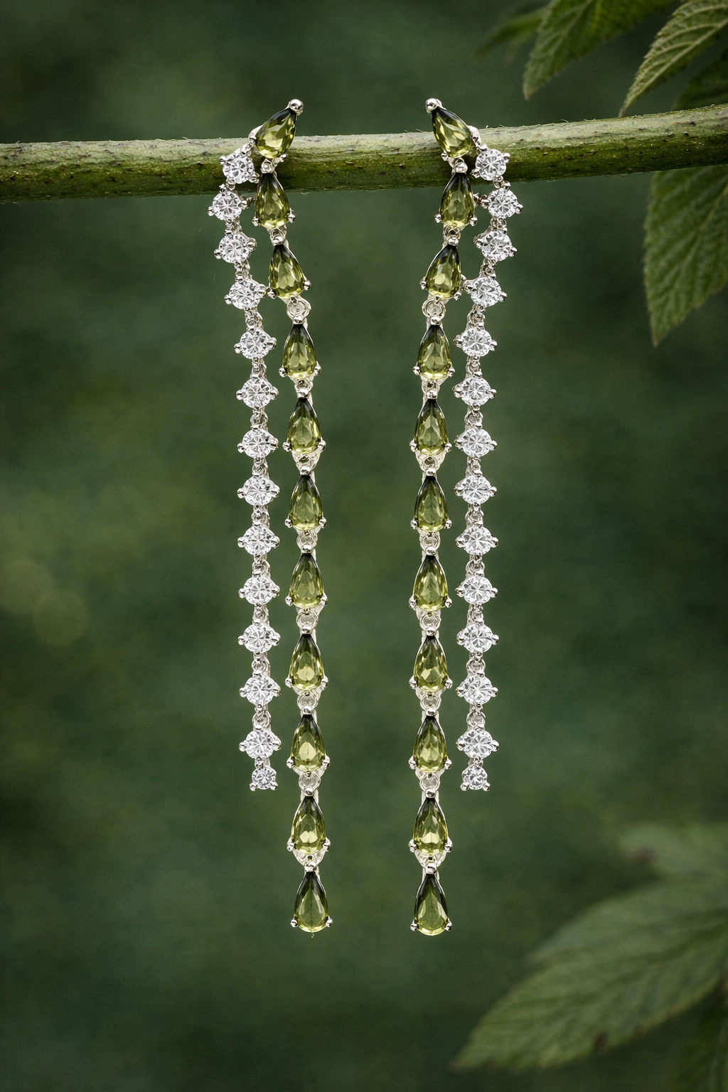 Pendientes Vanua verde