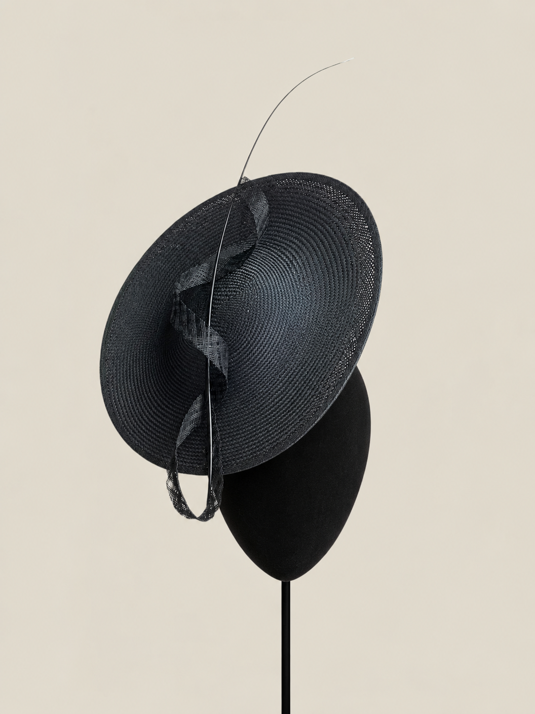 Tocado Bucle negro
