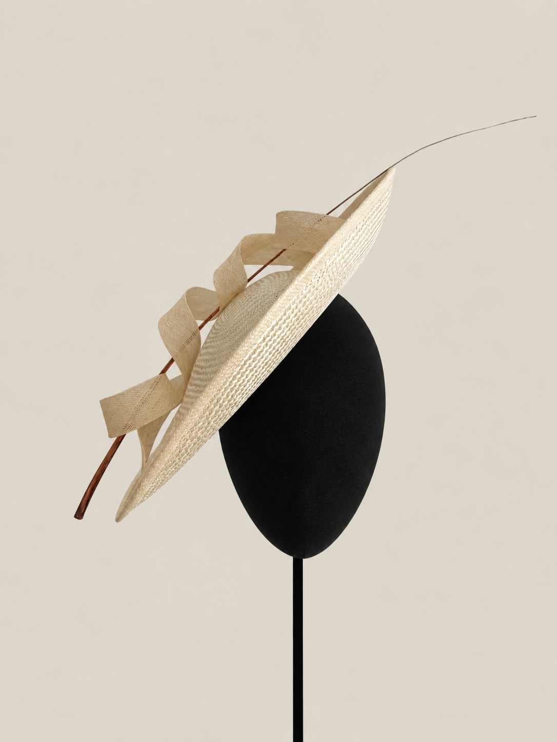 Tocado Bucle beige