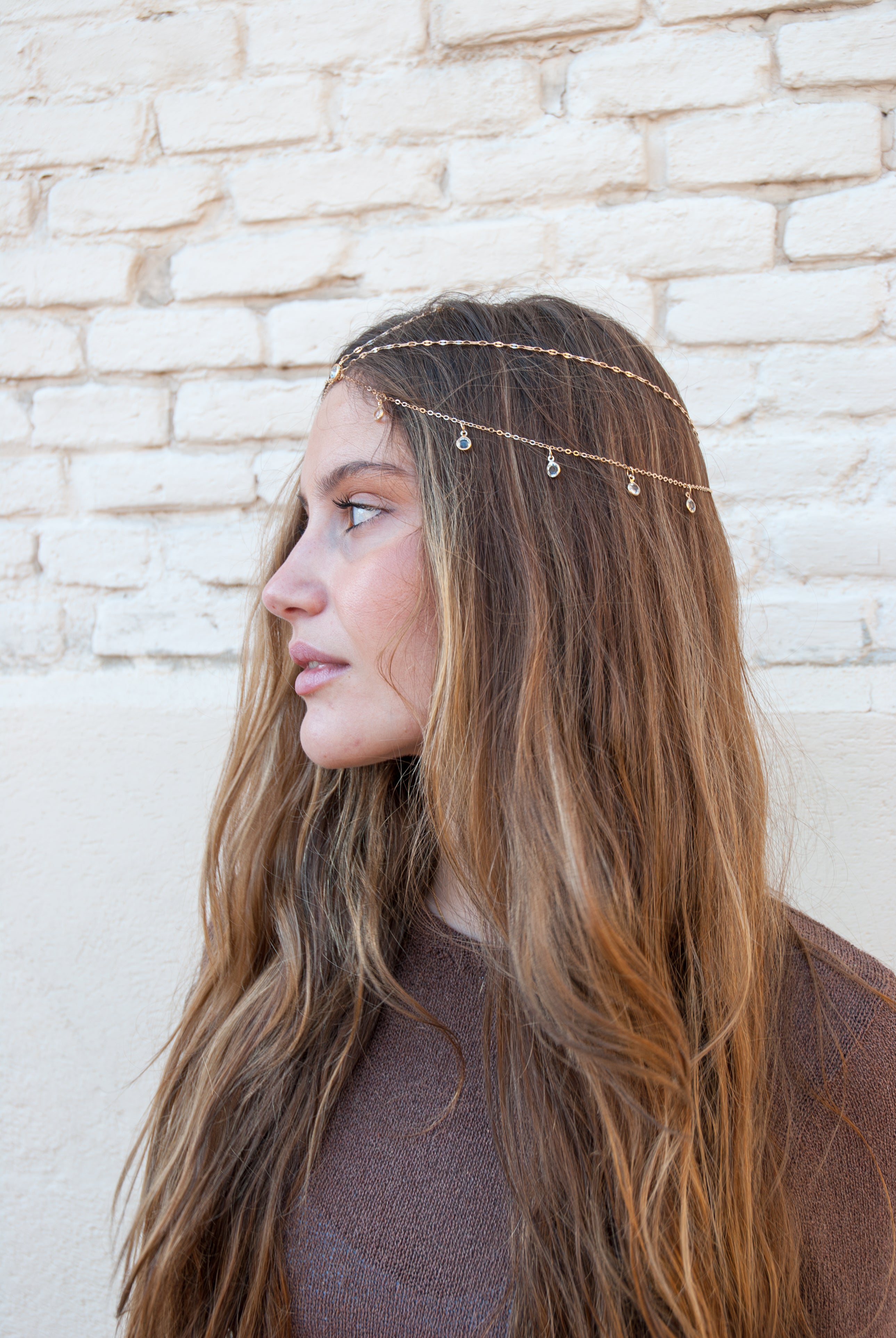 Tocado Zíngara dorado