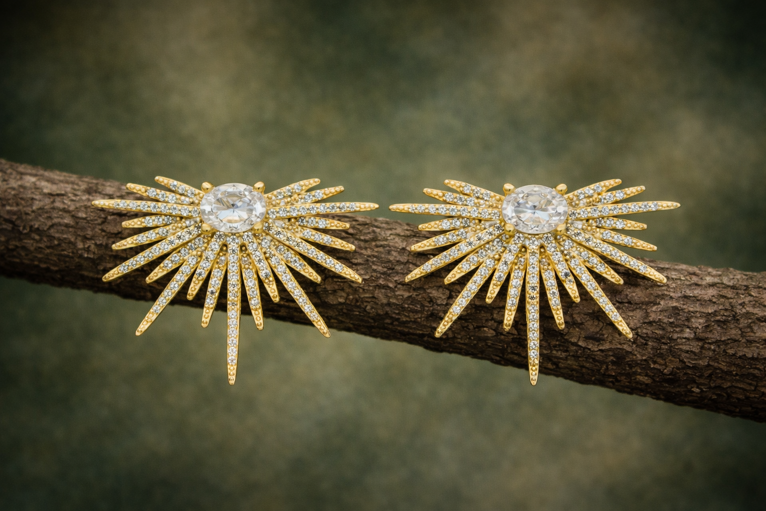 Pendientes Rey blanco