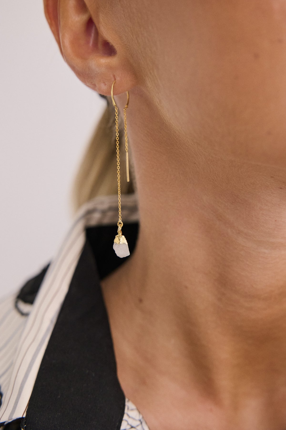 Pendientes Mineral Azul