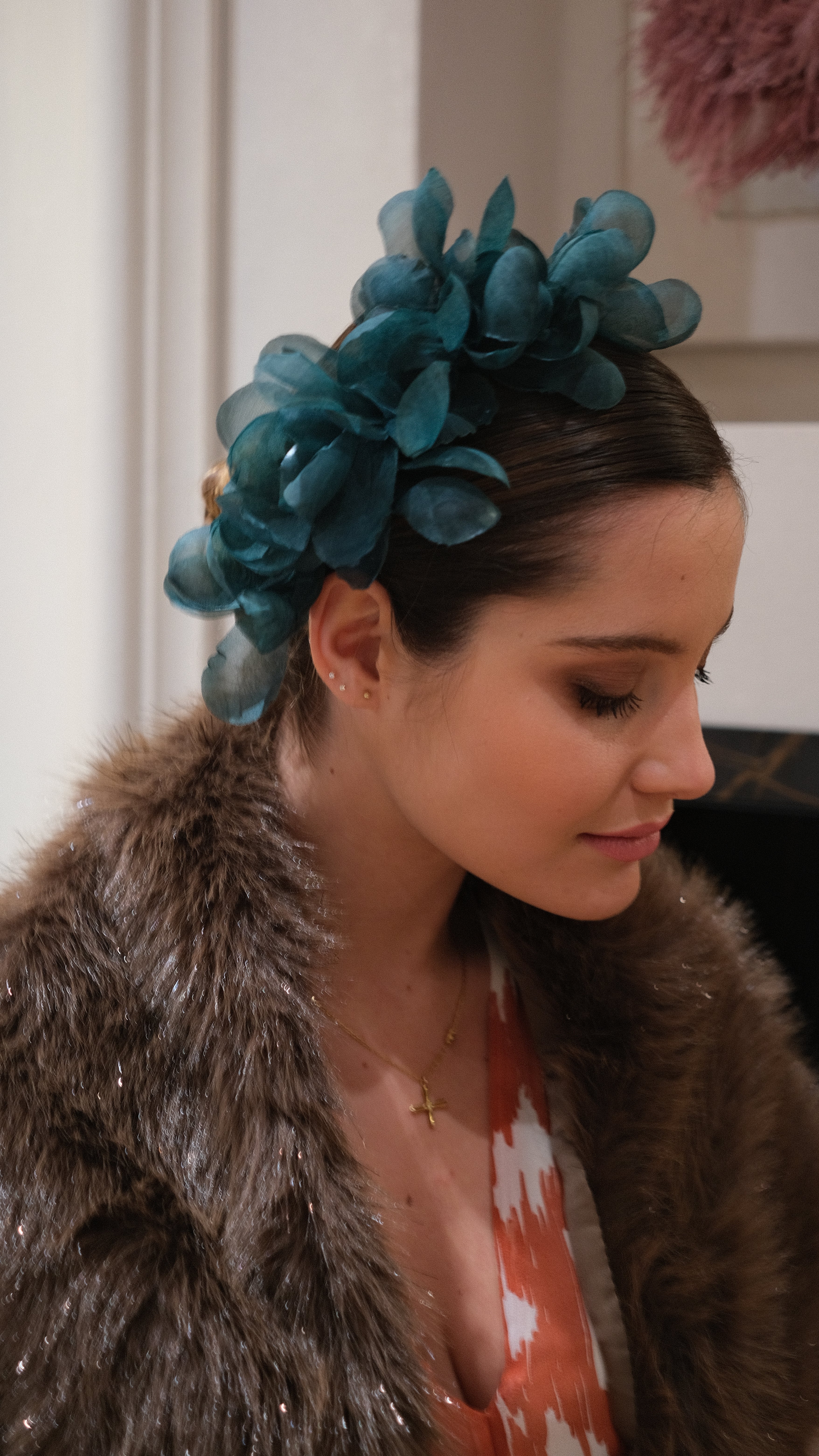 Green Halfpetals Headband