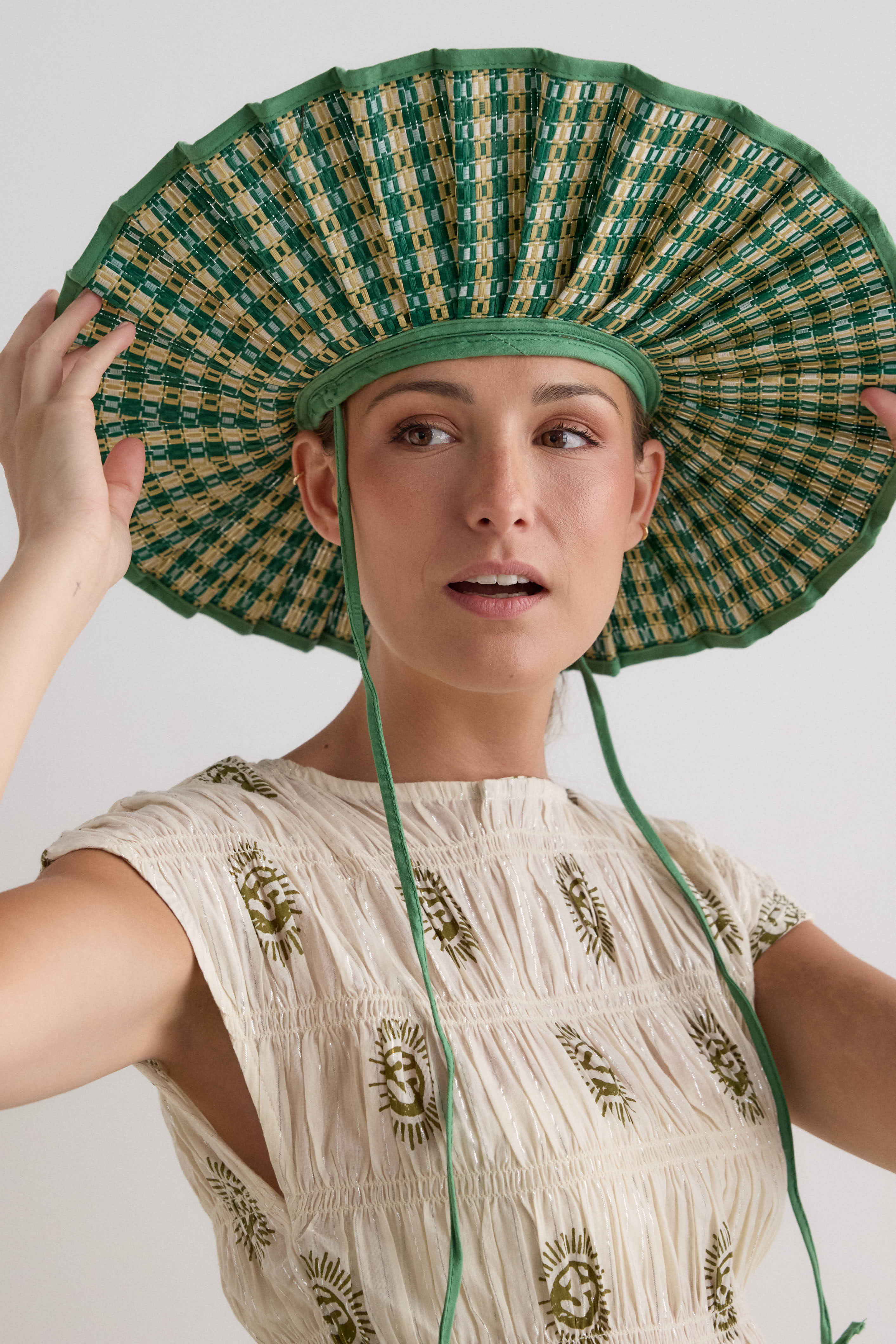 Green Umbrella Hat