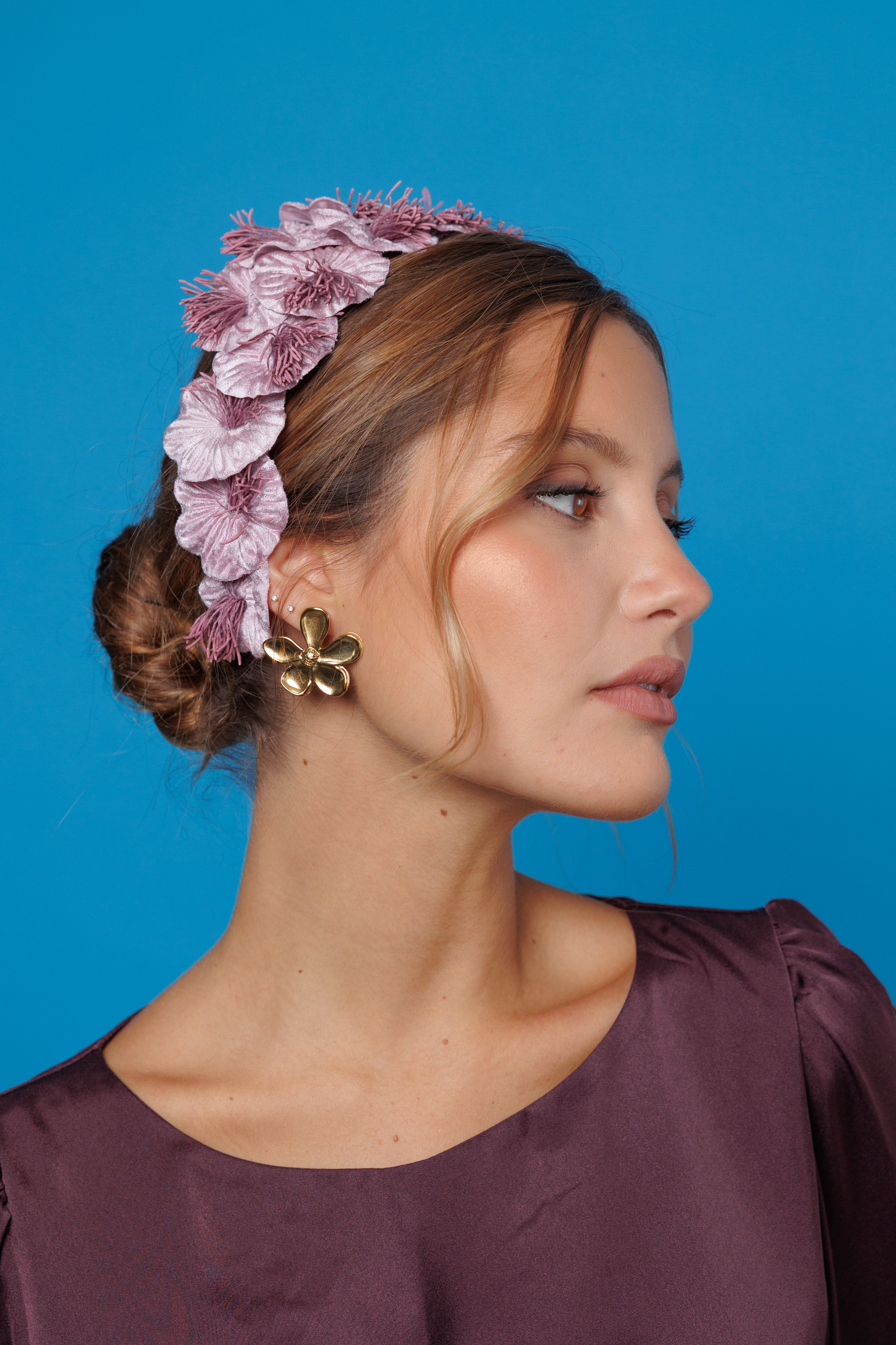 Lilac Dahlia Headband