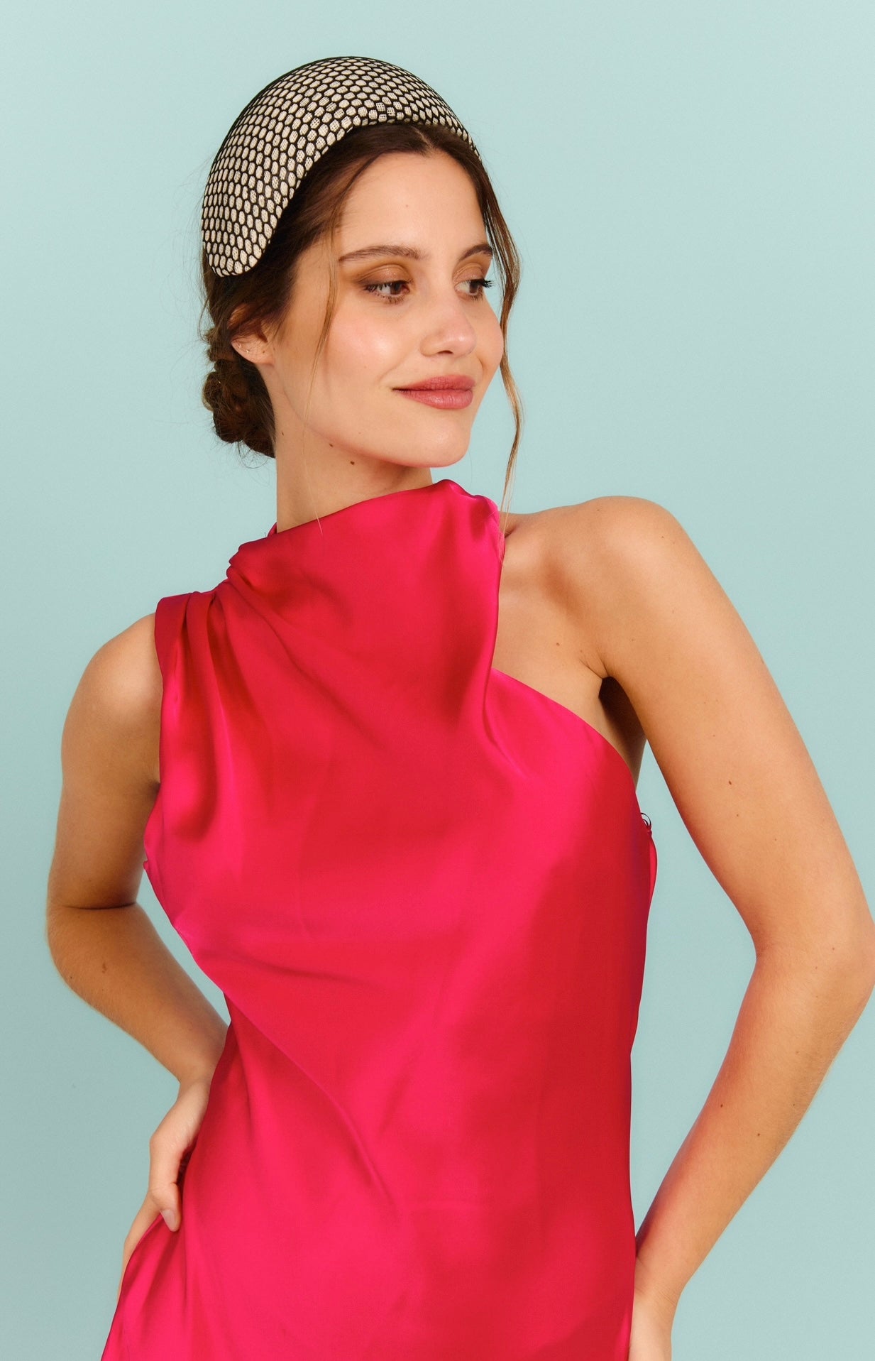 Diadema Oxford blanca