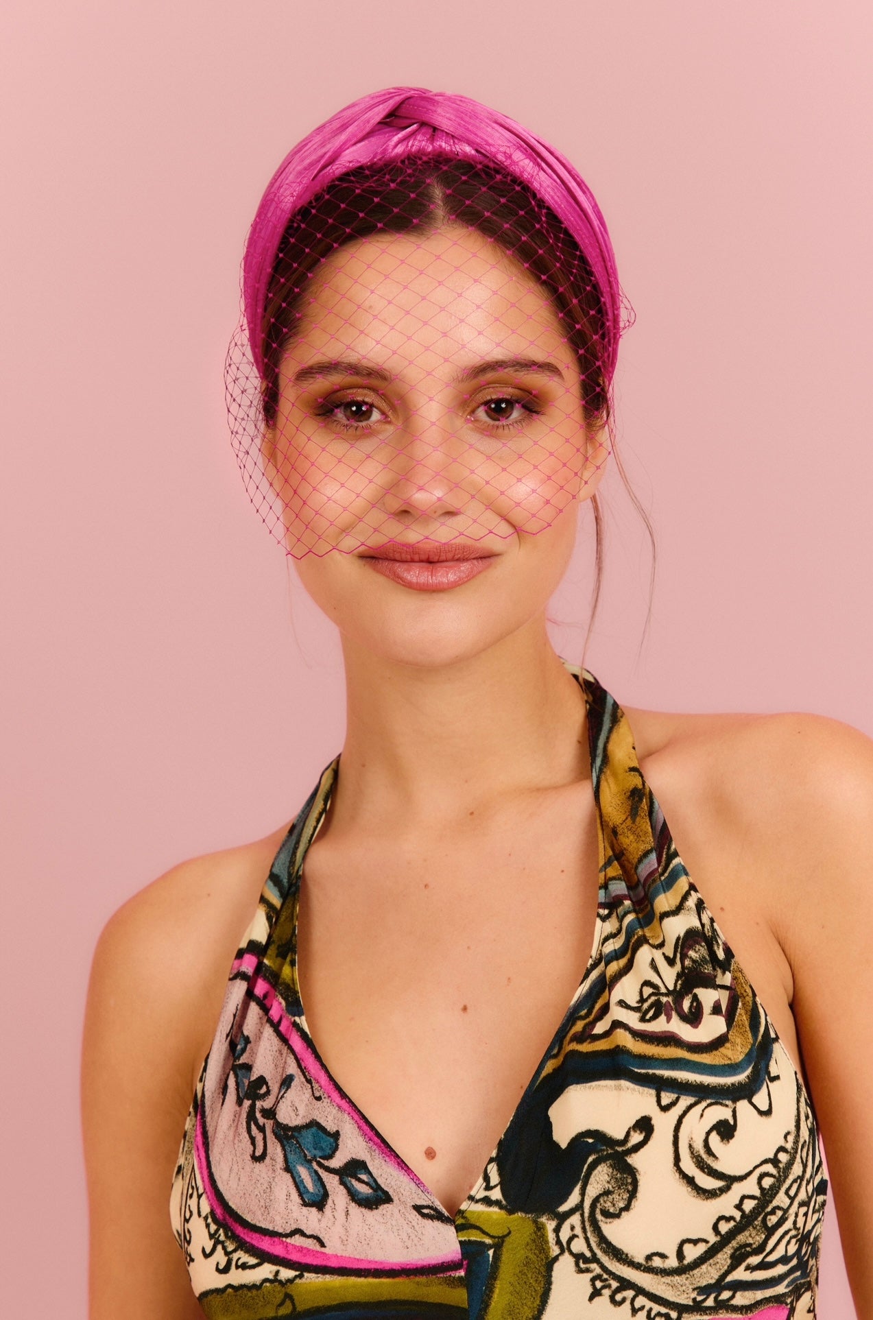 Baroness fuchsia Headband