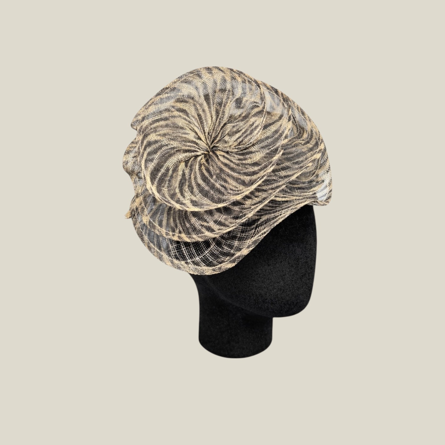 Tocado Tiere Beige cebra