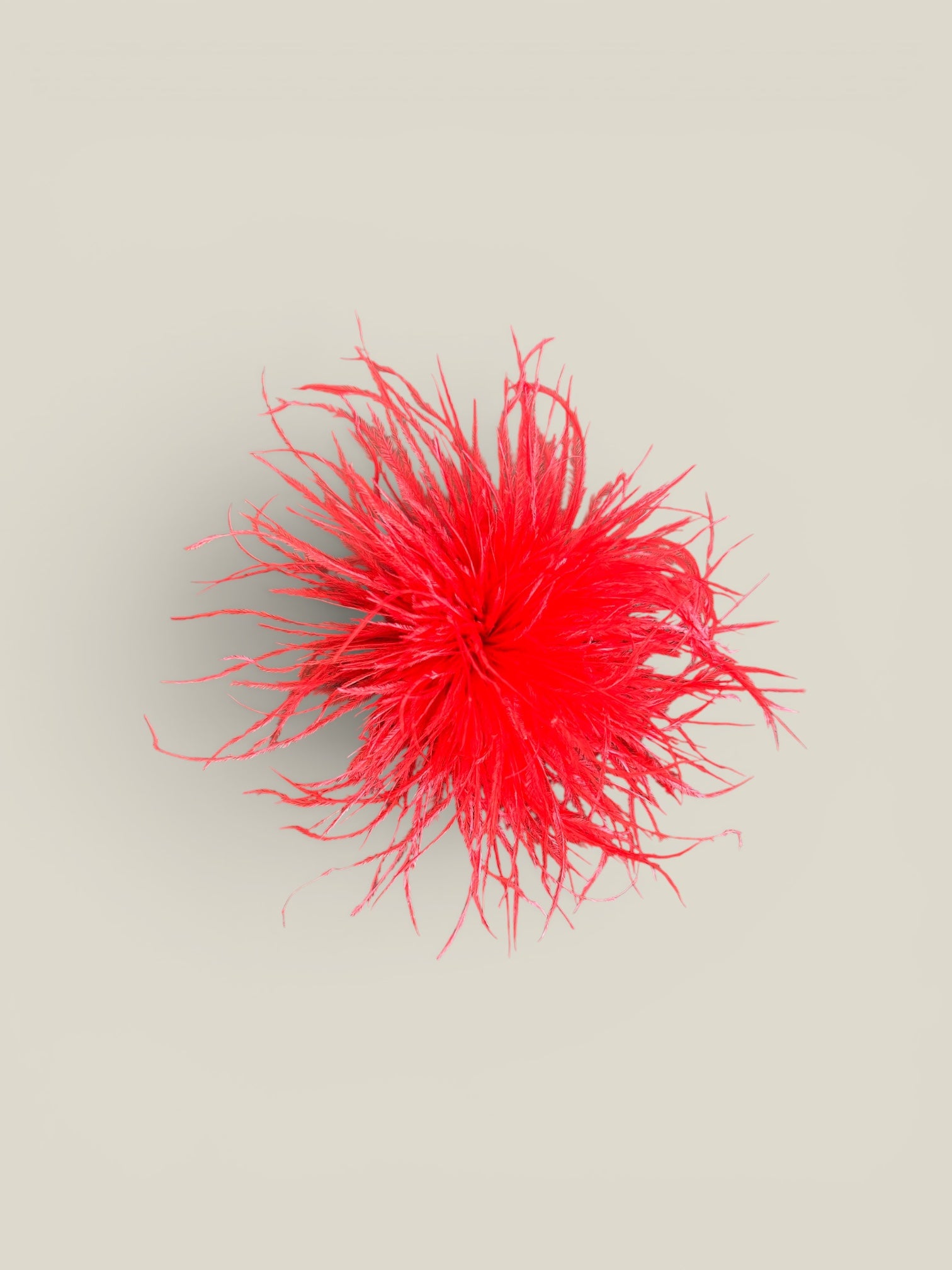 Tocado Pompón rojo