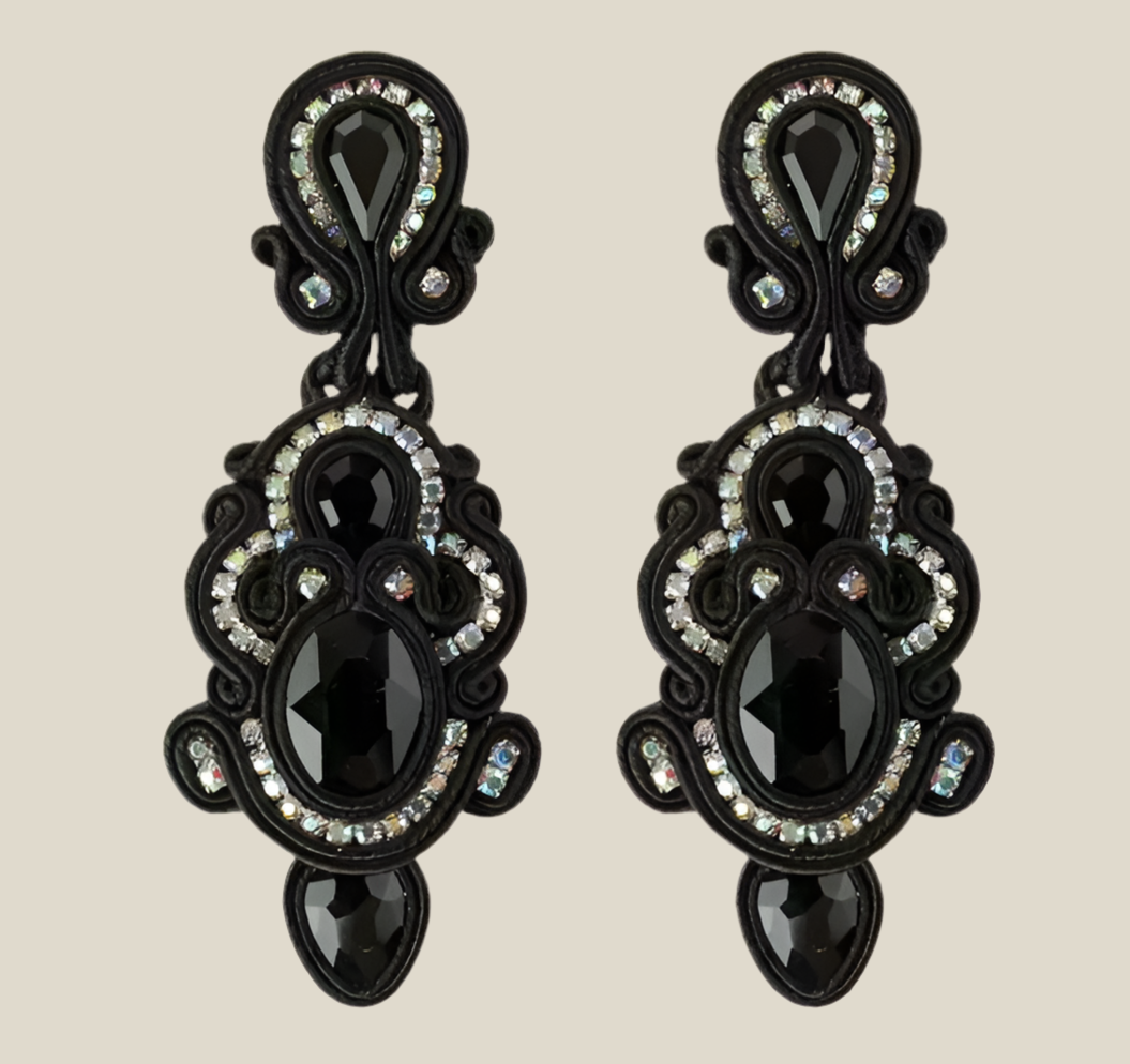 Pendientes Giralda negros