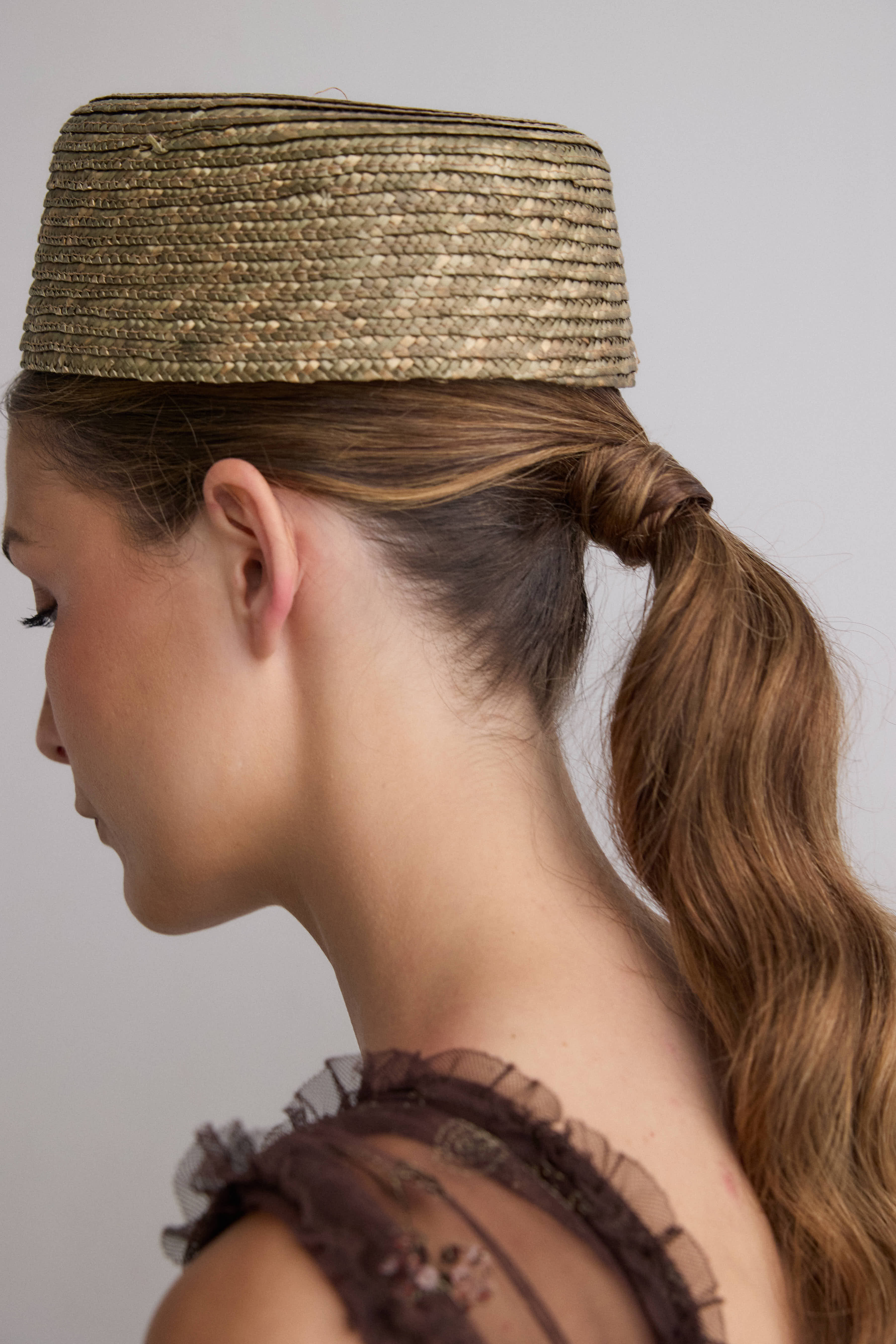 Casquete Celia verde