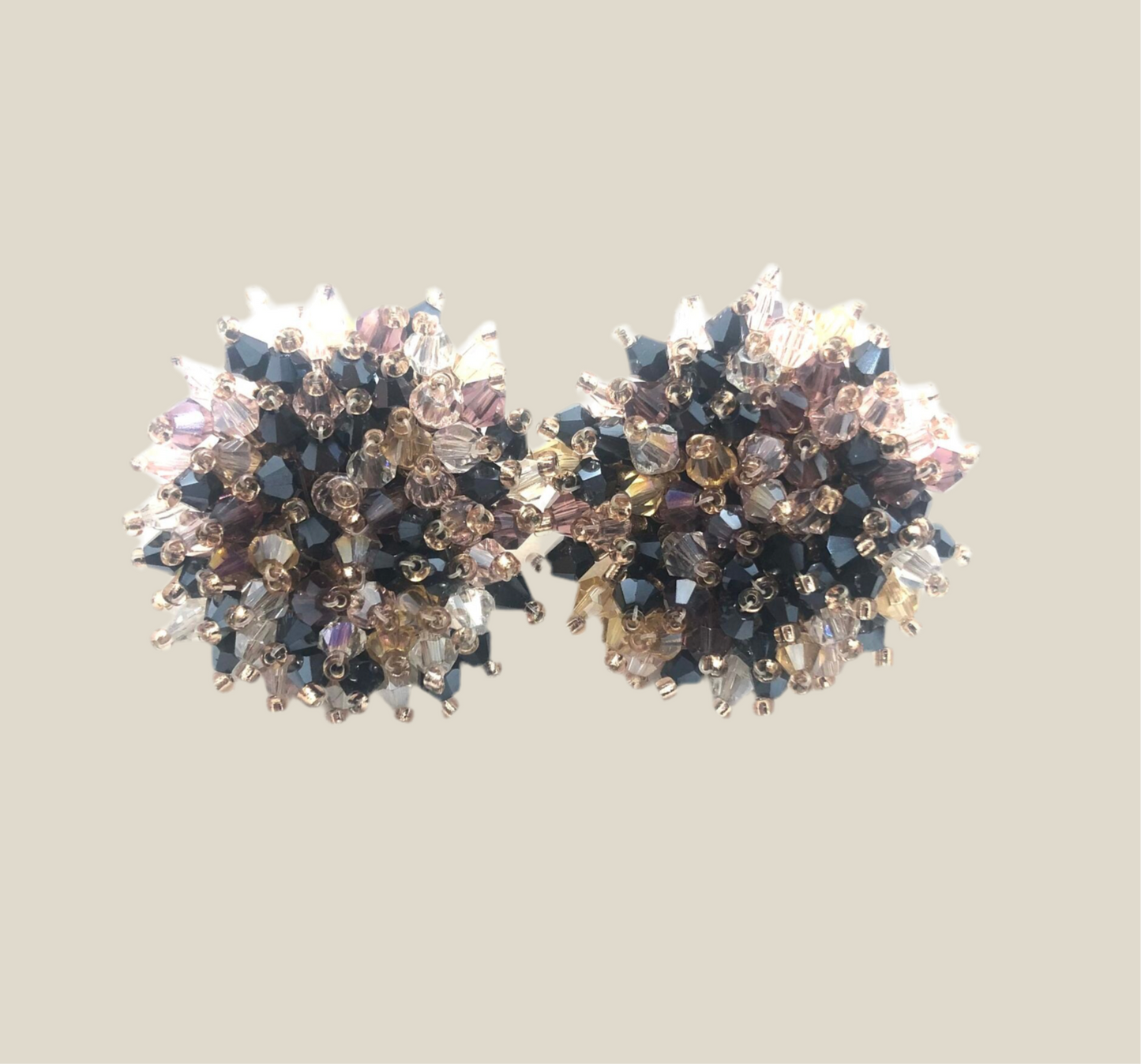 Pendientes Erizo negro